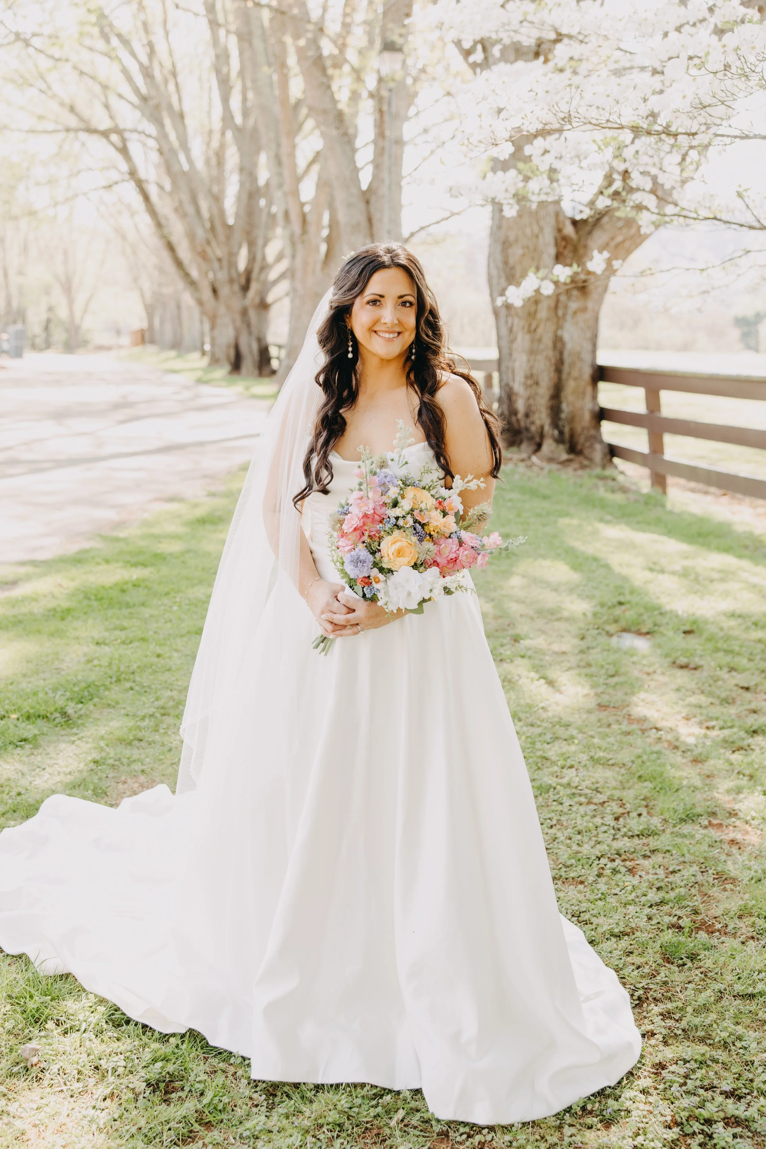 wildflower colorful bouquet with artificial flowers