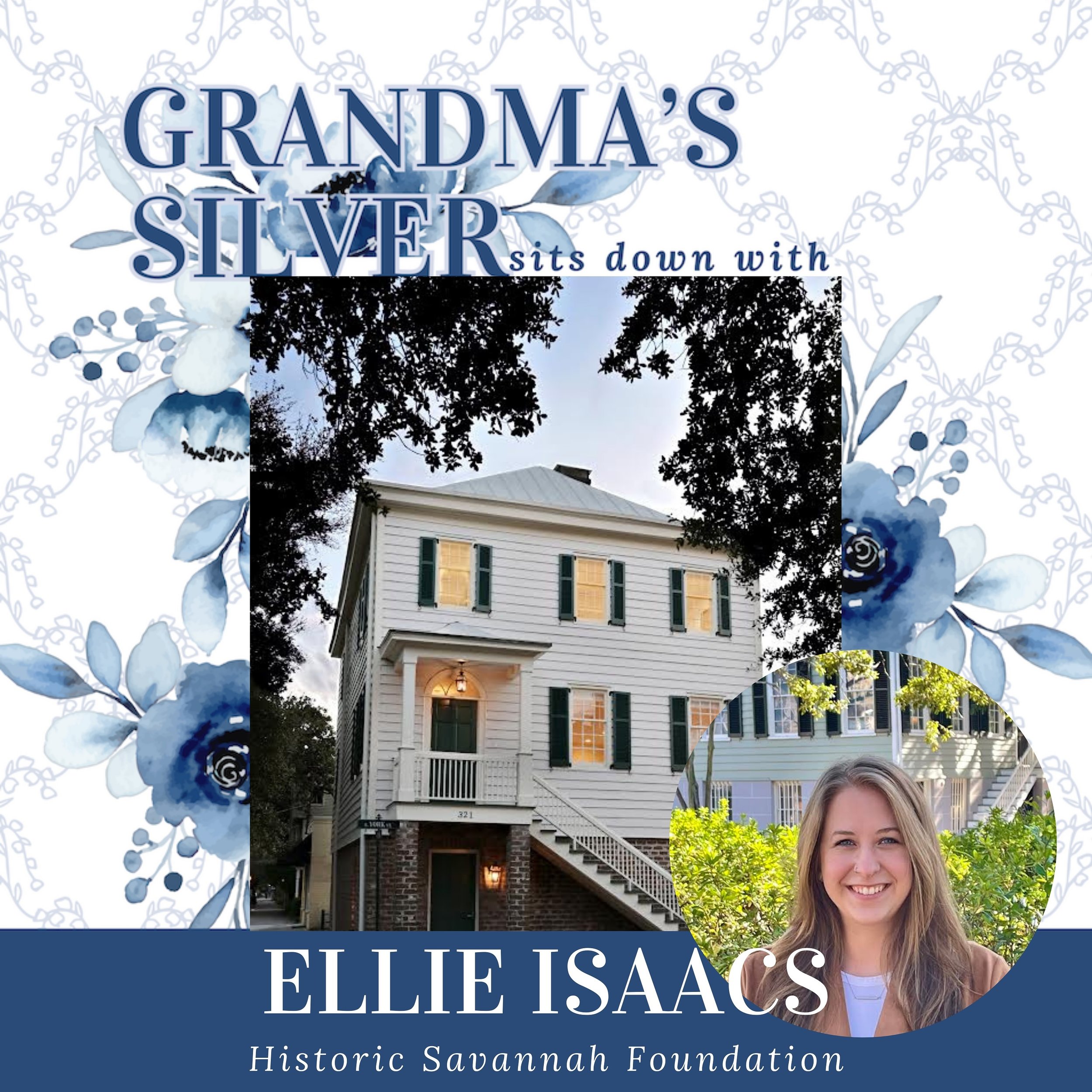 Step into Savannah with us today for our latest episode of the Grandma&rsquo;s Silver podcast! 

Our new episode with Ellie Isaacs of the Historic Savannah Foundation (@myhsf ) takes you on a journey through time, exploring the city&rsquo;s iconic ar