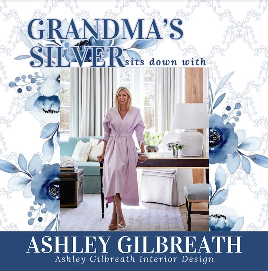 🎙️A new episode of Grandma&rsquo;s Silver is out now!

When I sat down to chat with Ashley Gilbreath of Ashley Gilbreath Interior Design, it hit me that she&rsquo;s the QUEEN of a decorator show house (we&rsquo;re talking Southern Living, Coastal Li
