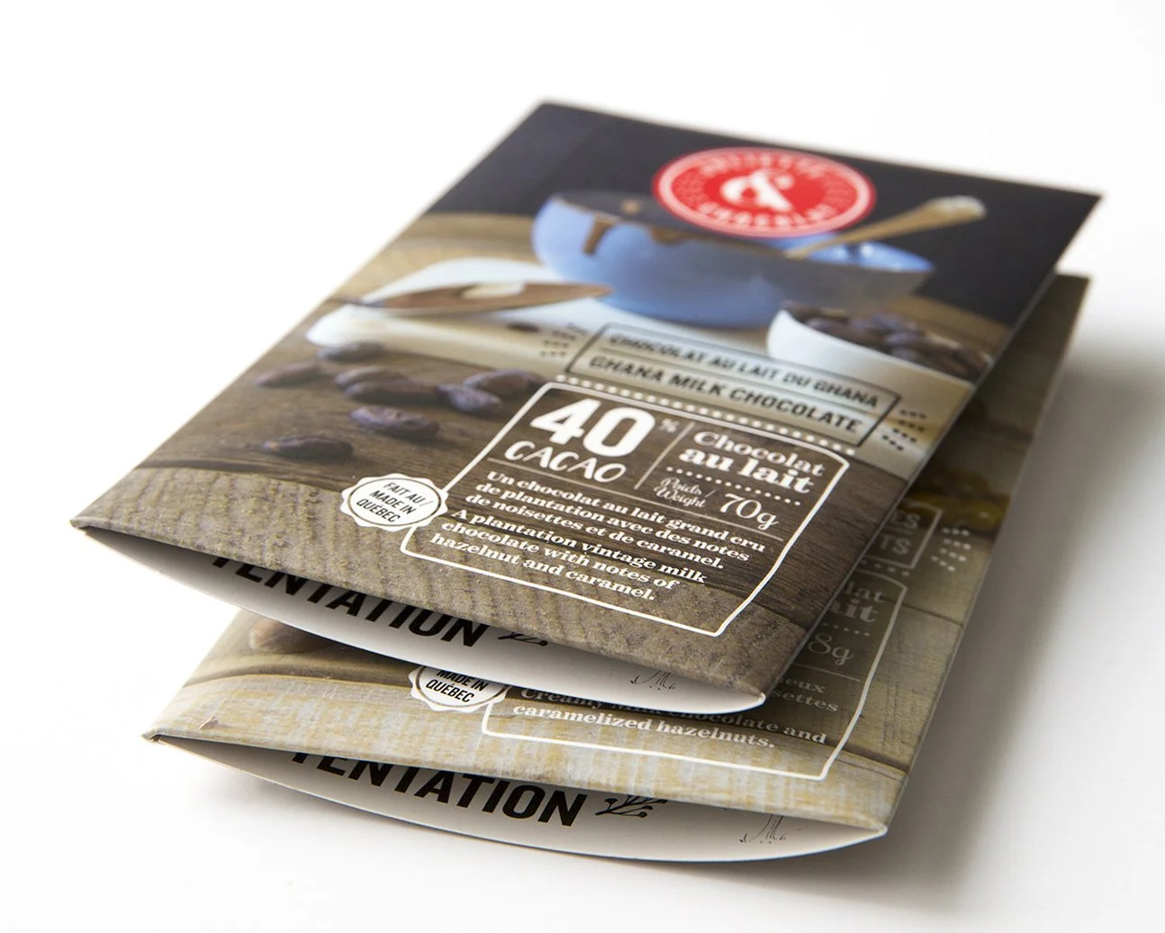 Premium chocolate bars in beautiful packaging by Juliette & Chocolate