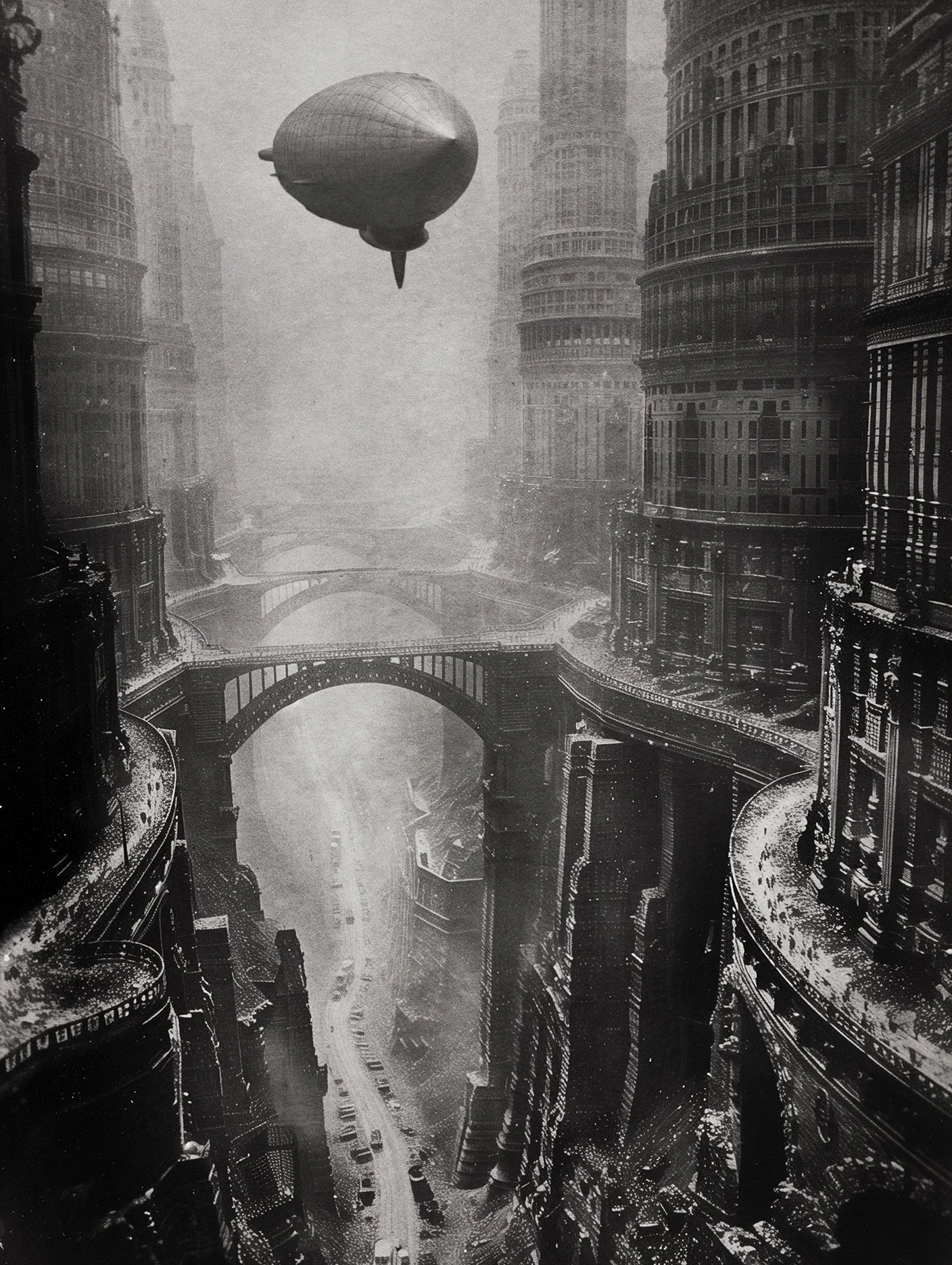 A vintage photo of Utropiia, a city from a future that never was