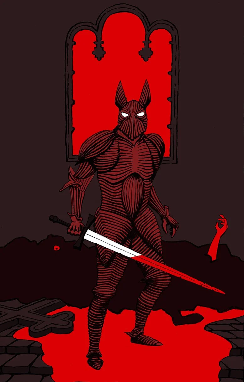 Fan art from Bram Stoker's Dracula showing Vlad in armour, from the movie