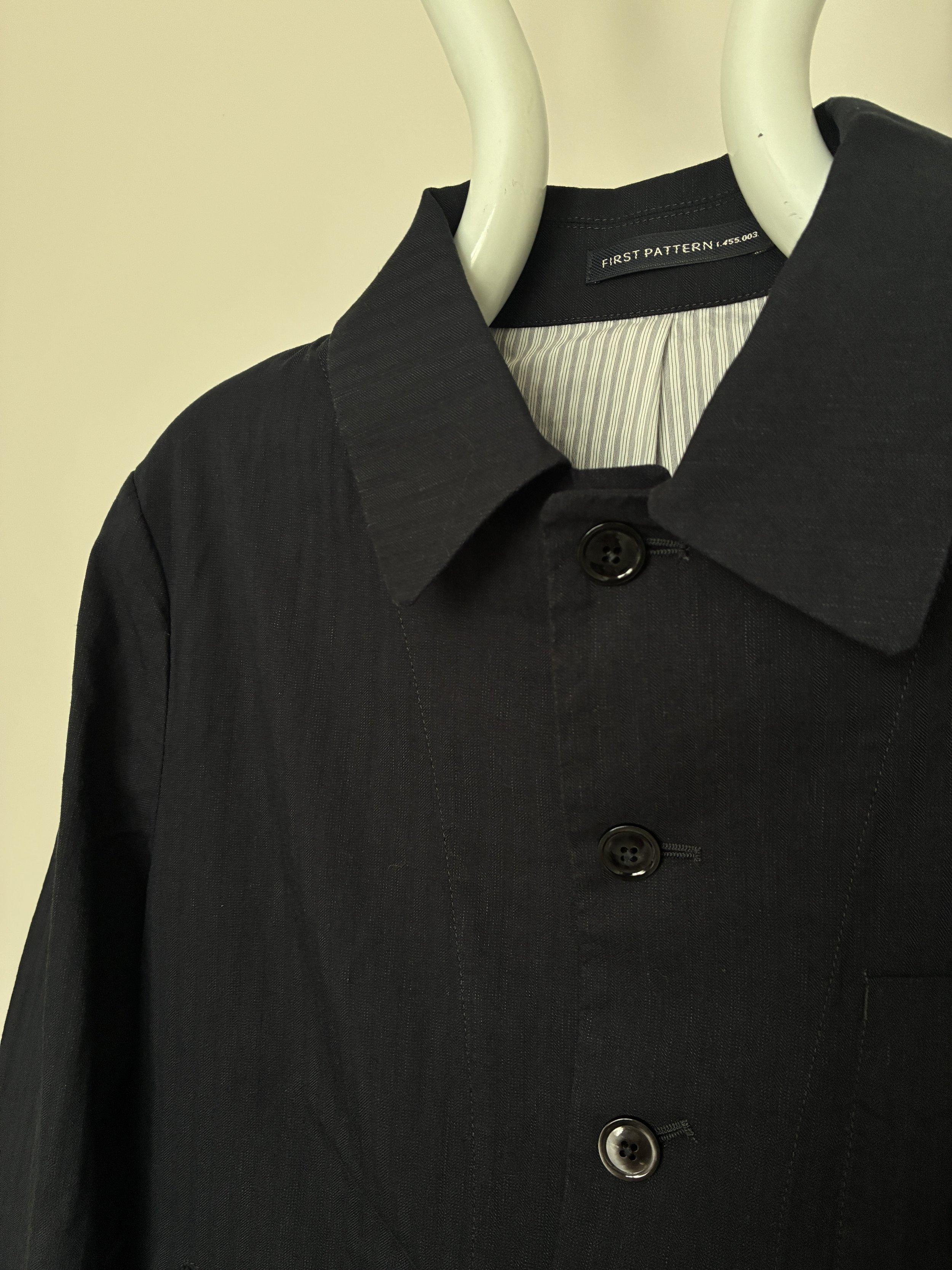 Closeup of 1st PT-RN Navy Notion Jacket on mannequin
