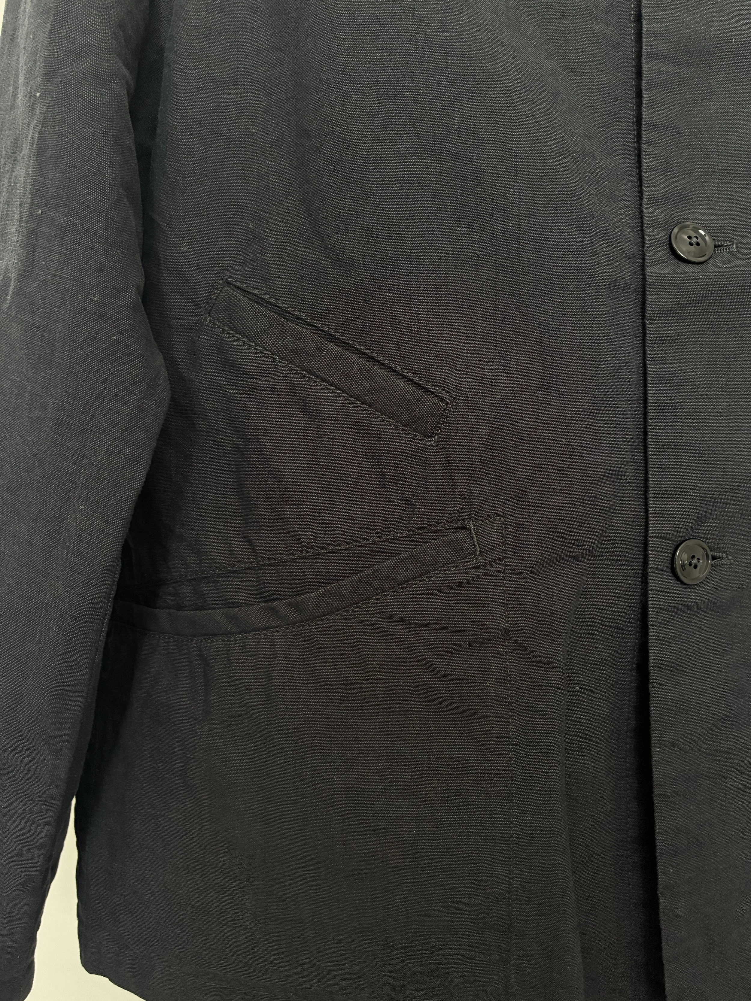 Closeup of pocket of Navy 1st PAT-RN Woman Rei Jacket