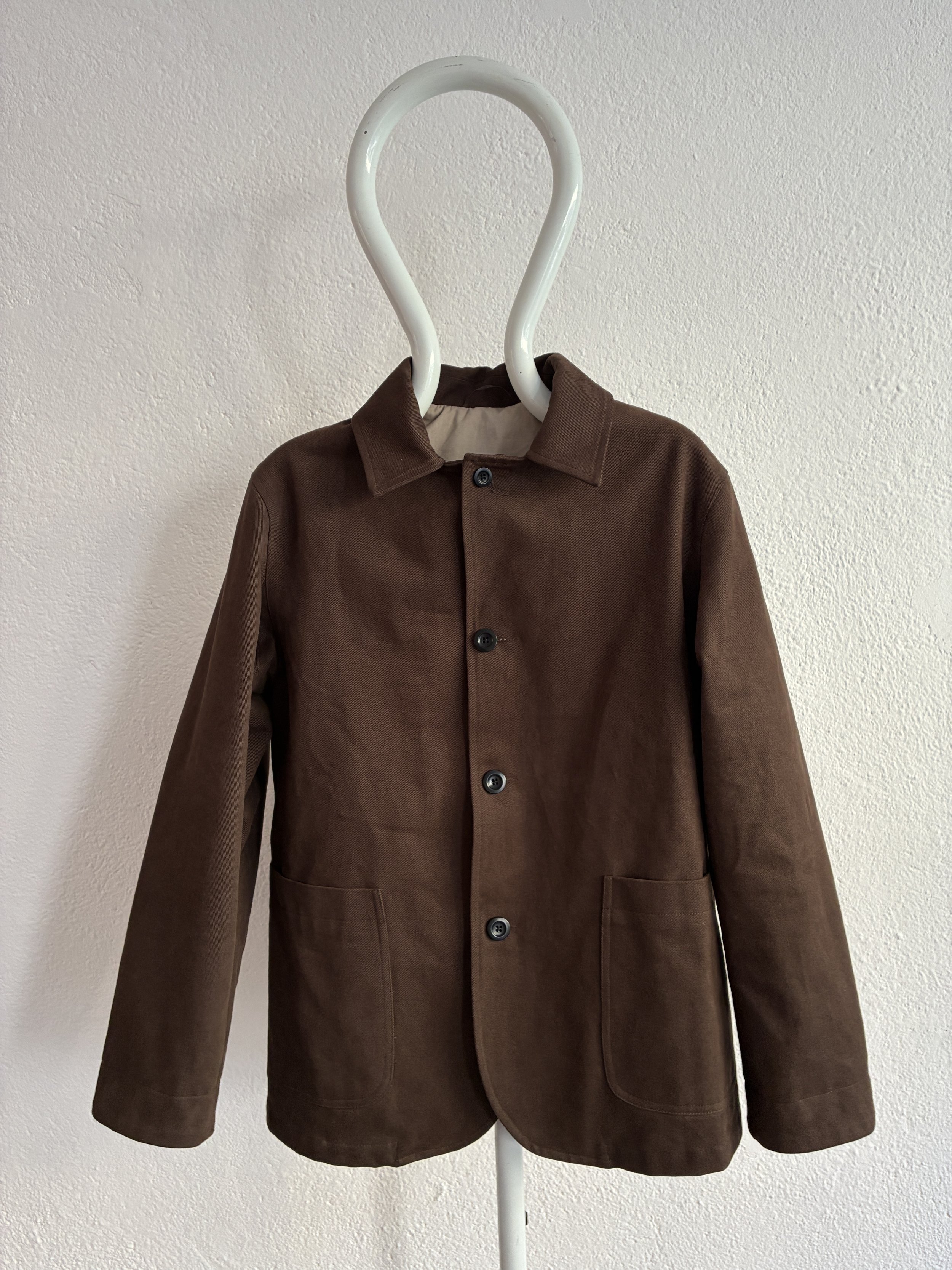 Brown Conkers Bruton Blazer Jacket on mannequin