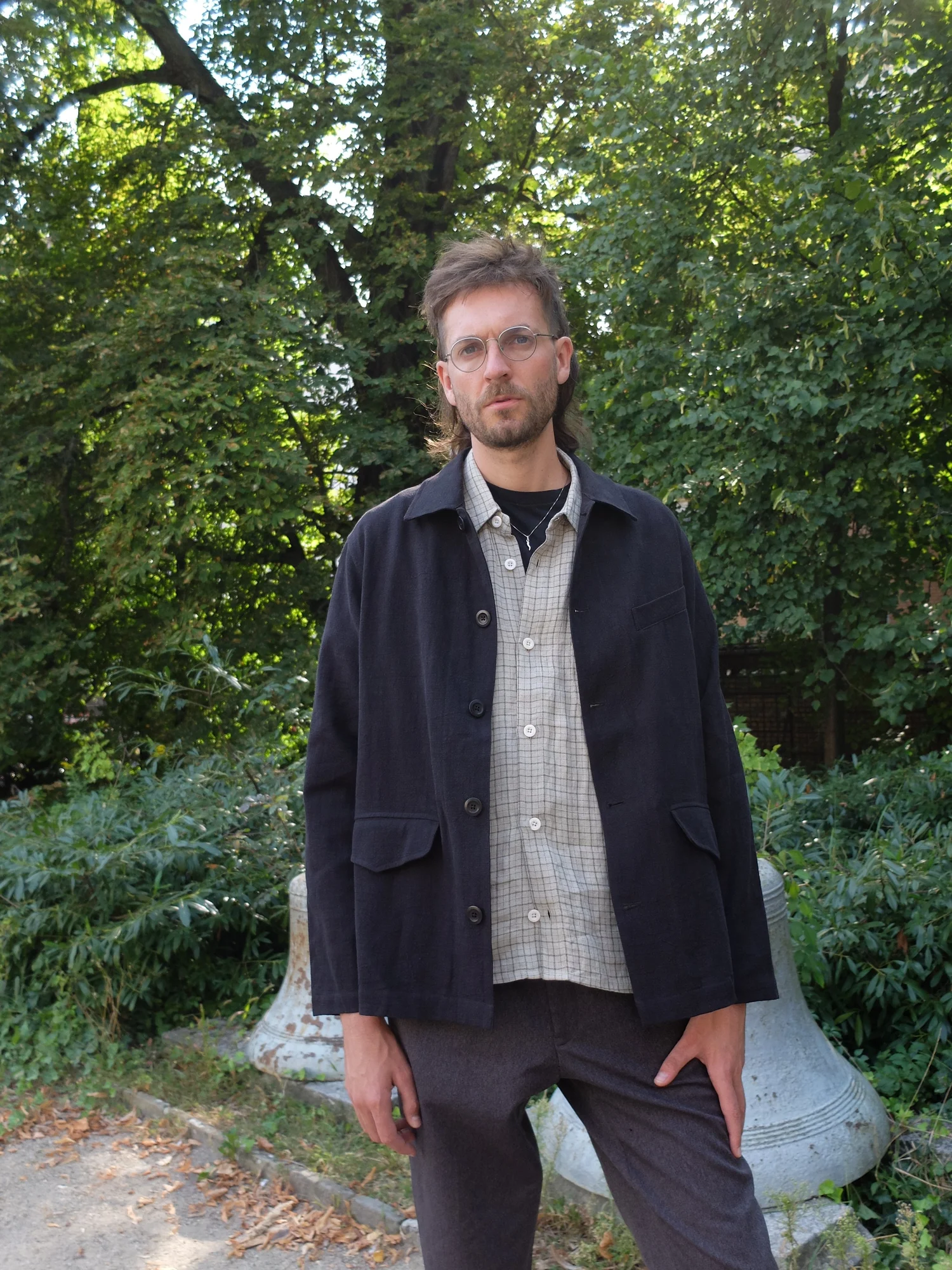 Conkers Field Shirt サイズS Conkers Field Shirt Charcoal | Menswear — Nubes Shop