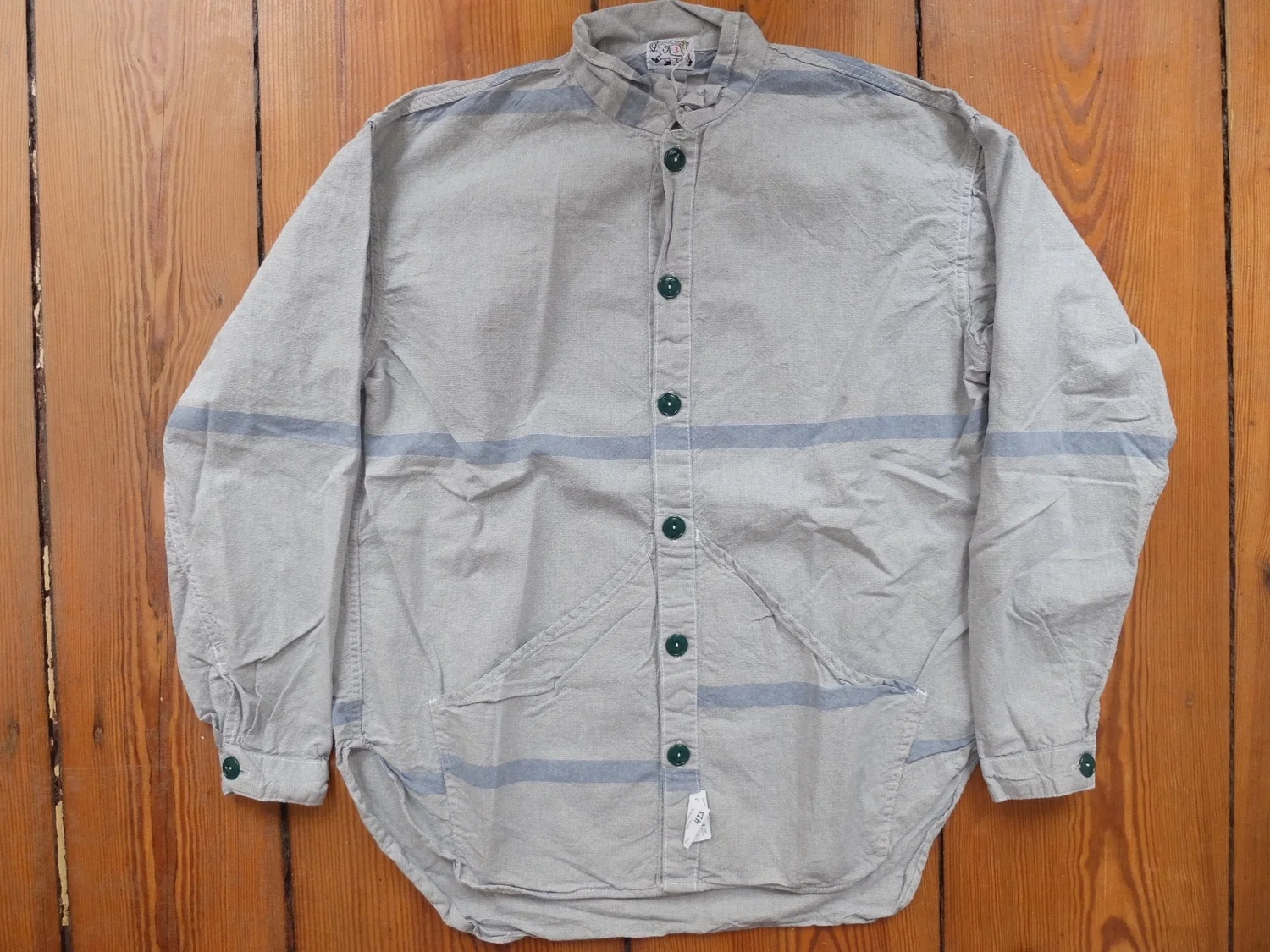 Tender Co 423 Wallaby Pocket Tail Stripe Shirt — Nubes Shop