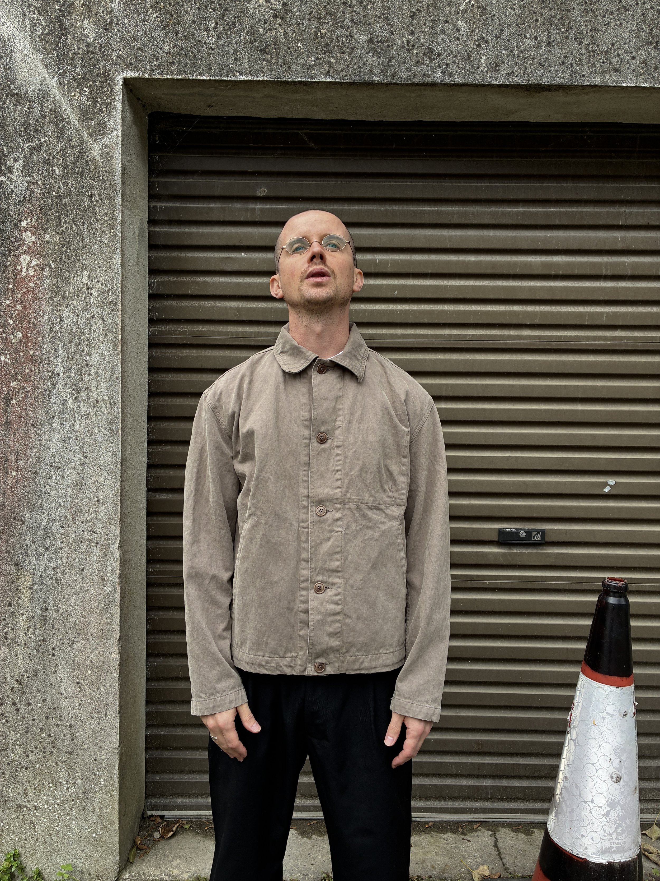Arpenteur Lux J Brushed Moleskine Jacket | Warm Grey