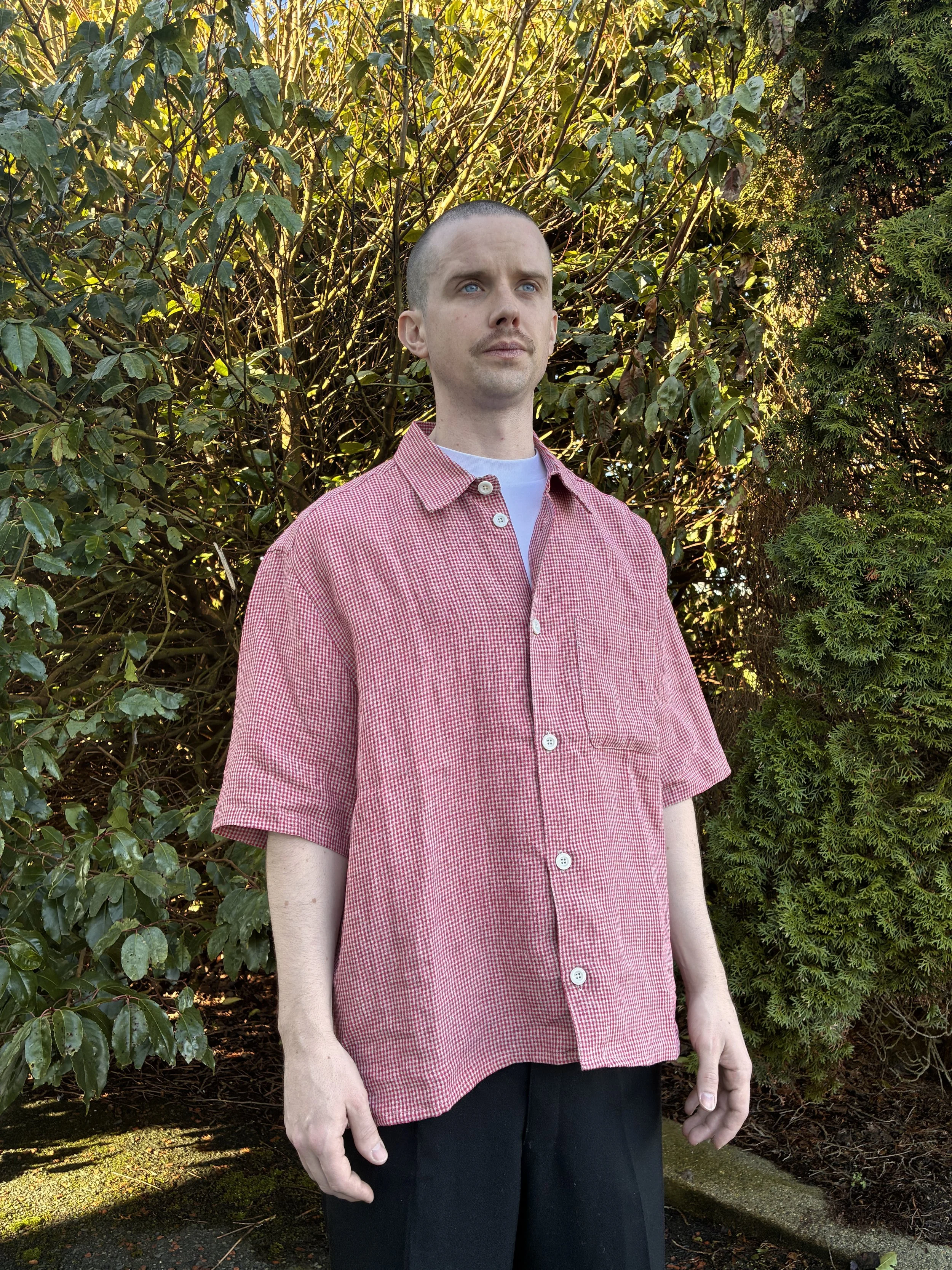 Conkers Short-Sleeve Farmer Shirt | Redden Check