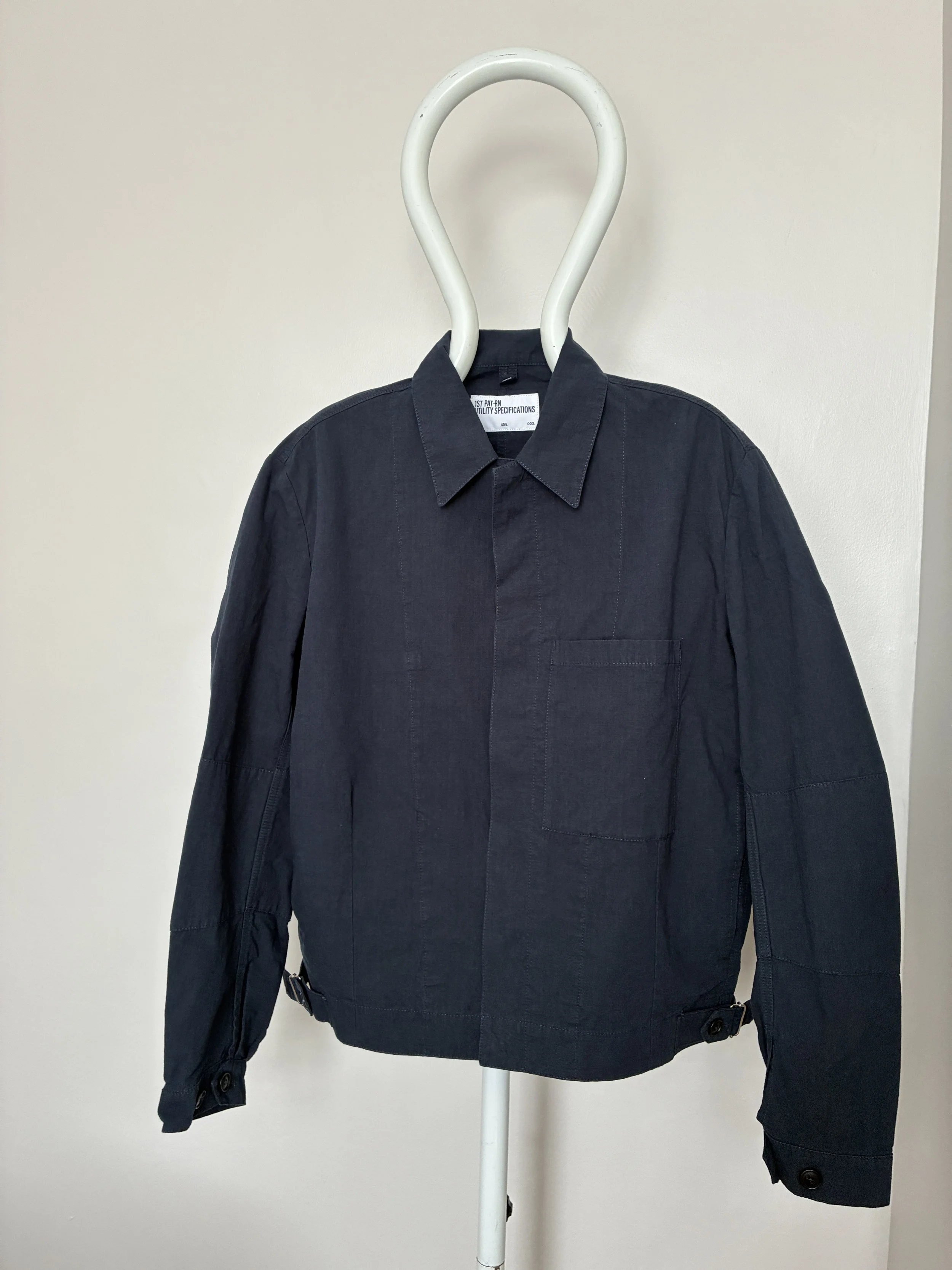 1st PAT-RN Navy Camden Jacket on mannequin