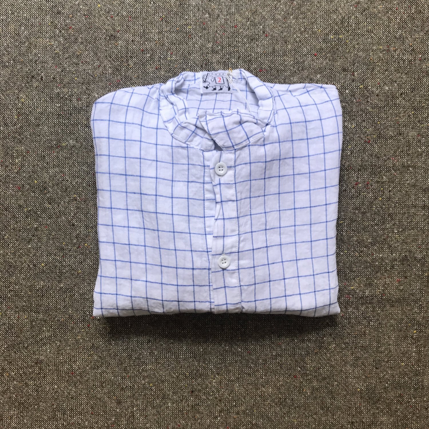 Tender Co WS450 Weaver's Stock Blue Grid Shirt — Nubes Shop