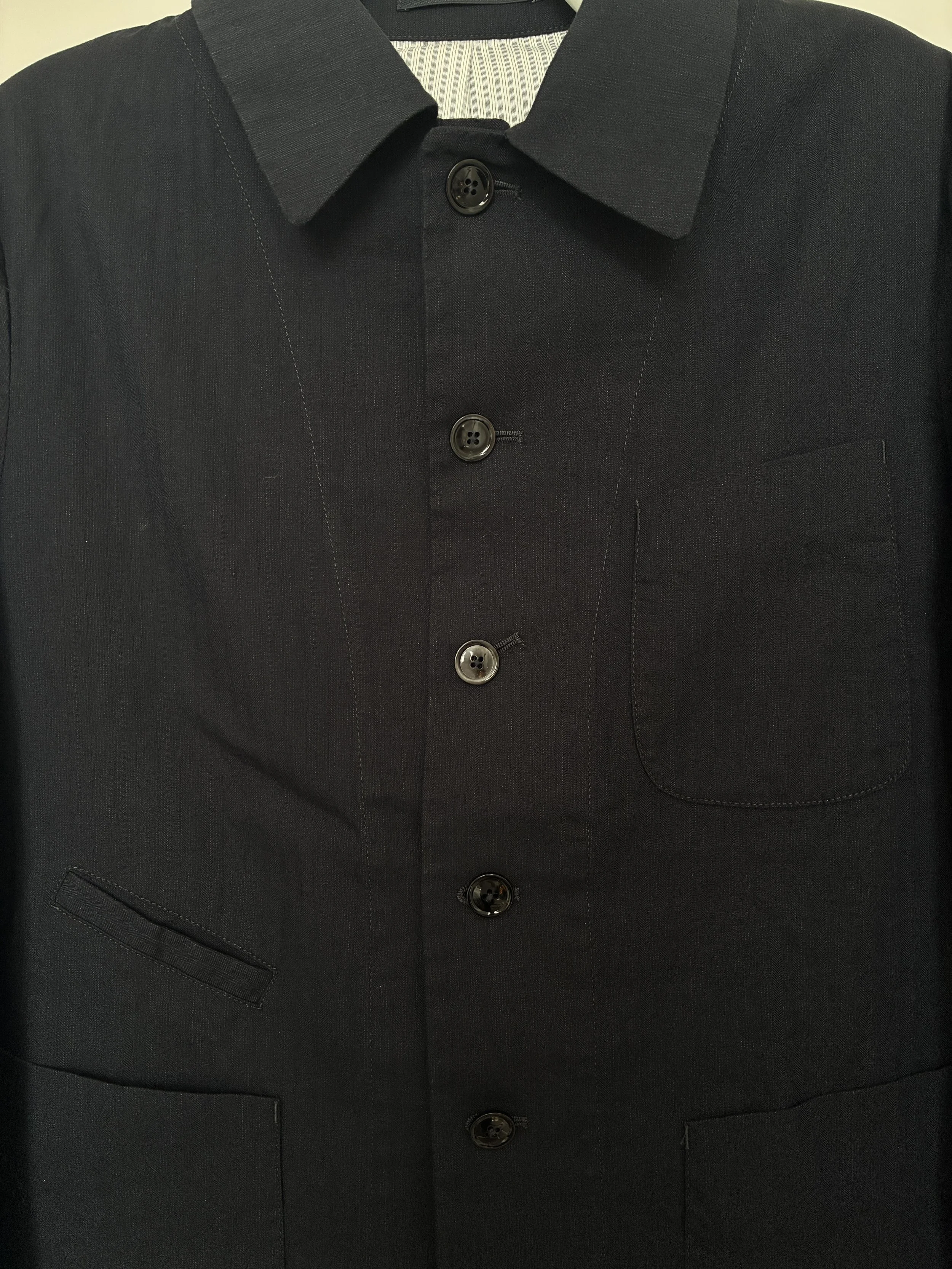 Closeup of front of 1st PT-RN Navy Notion Jacket