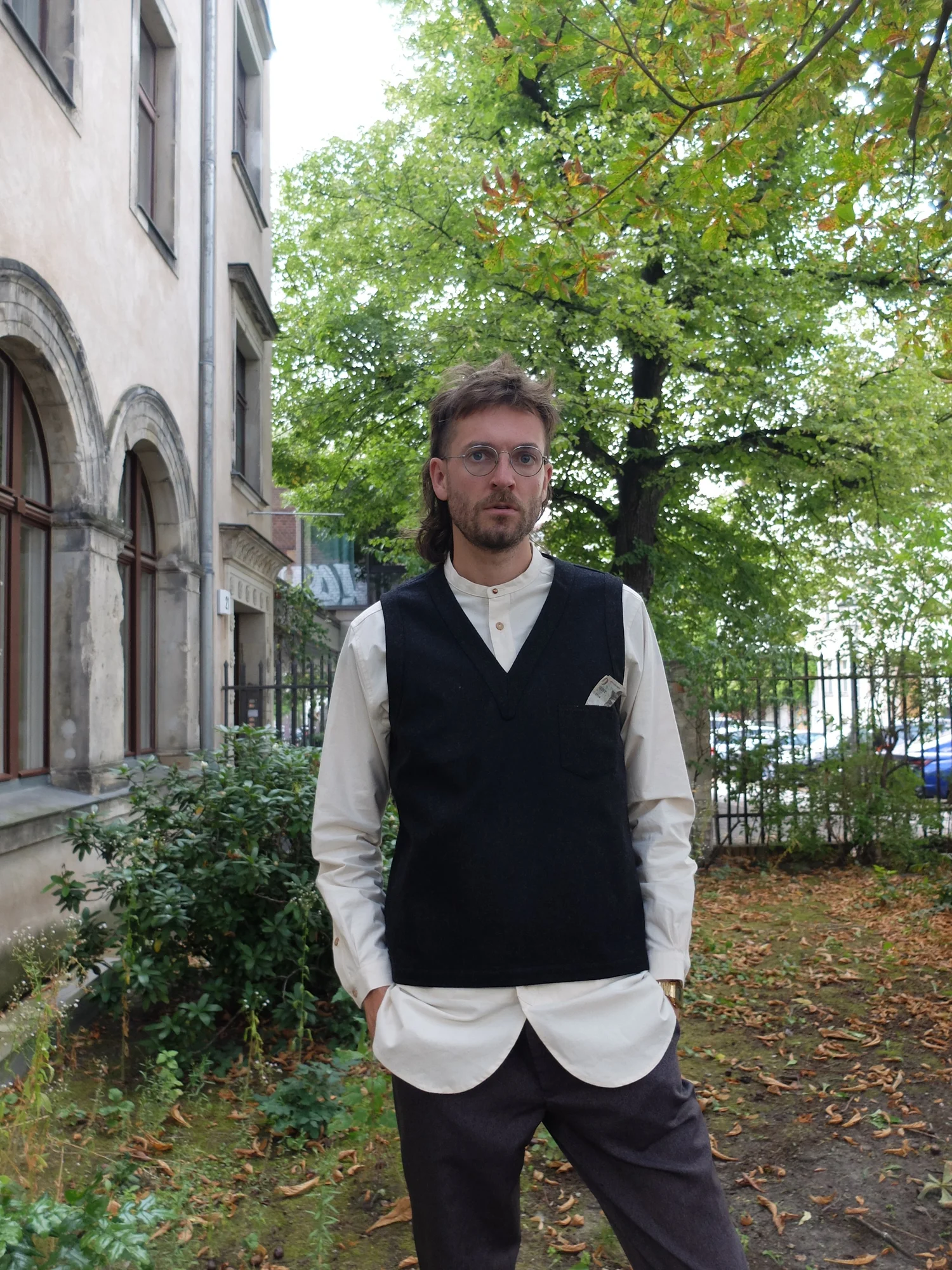 Frank Leder Archiv Loden Wool Vest | Clothing — Nubes Shop