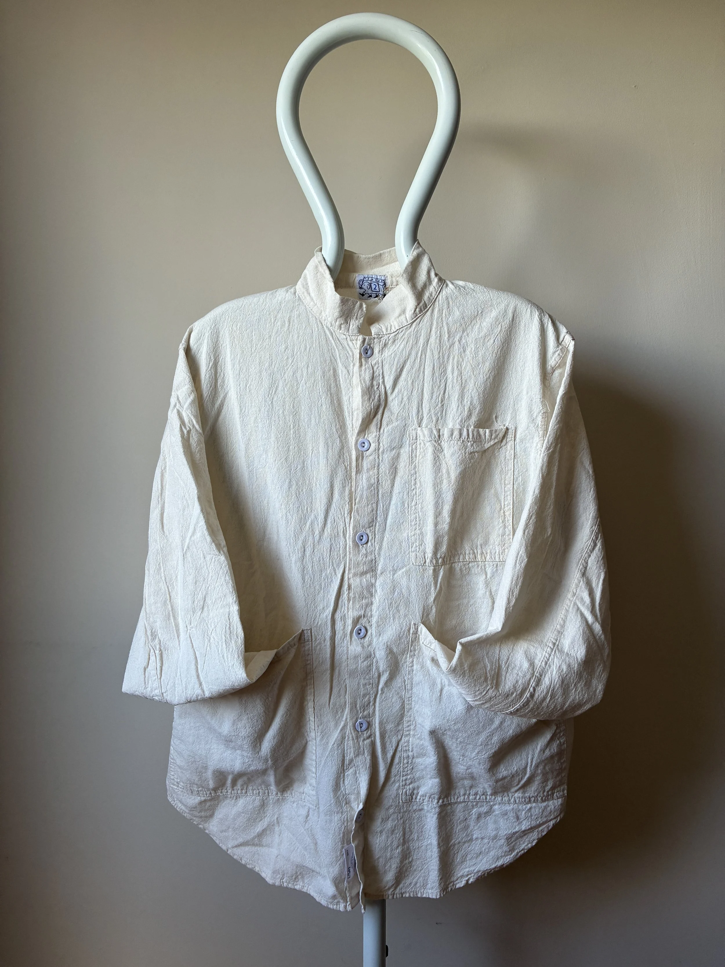 Tender Type 457 Rinsed Cotton Frock Shirt on mannequin