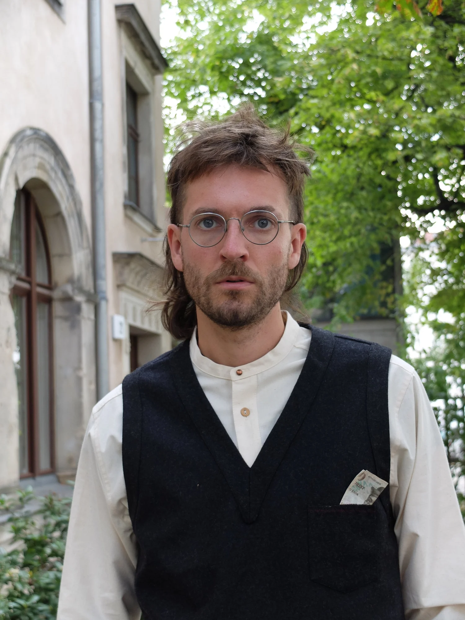 Frank Leder Archiv Loden Wool Vest | Clothing — Nubes Shop