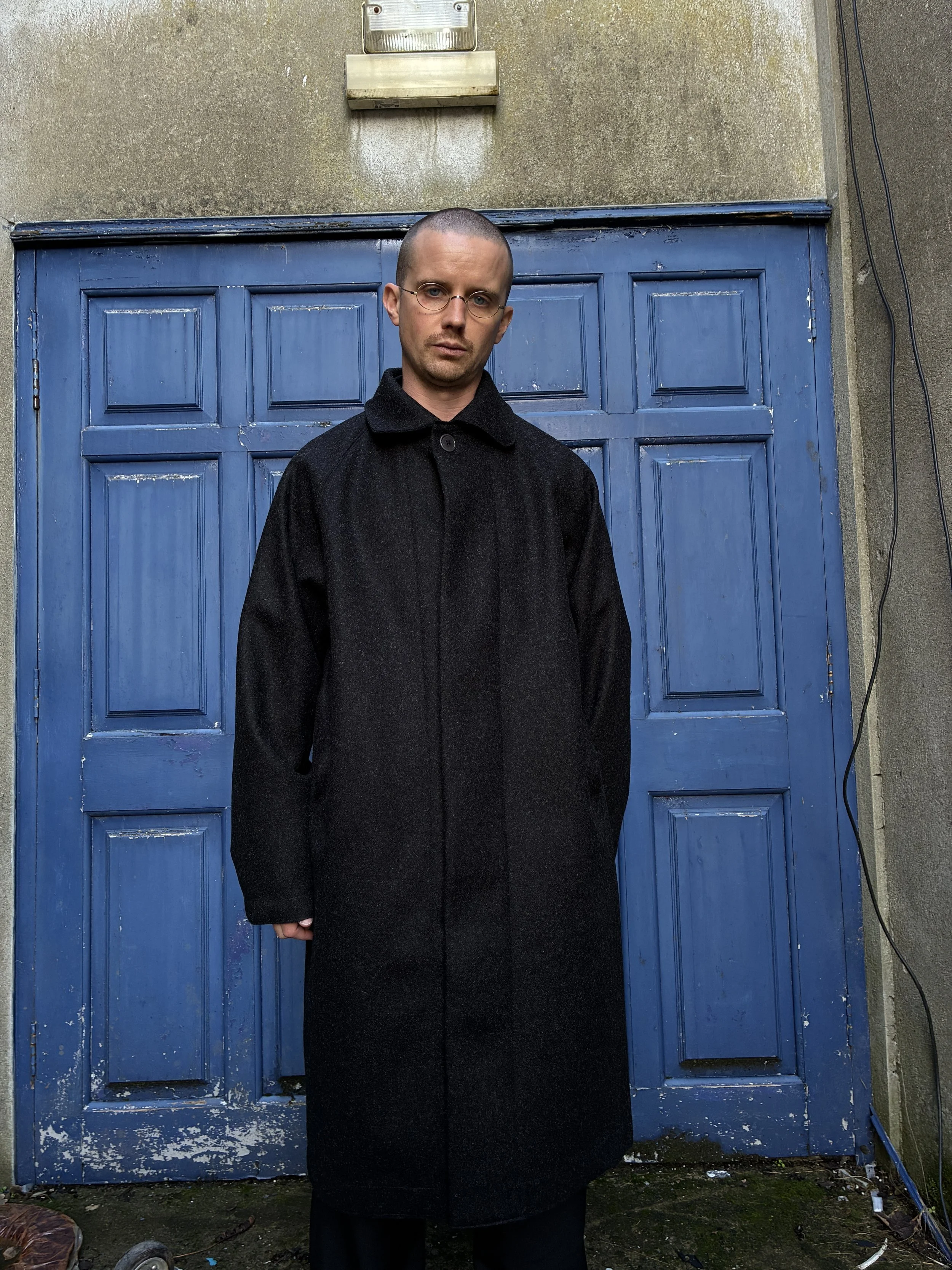 Arpenteur Wool Utile Coat | Charcoal