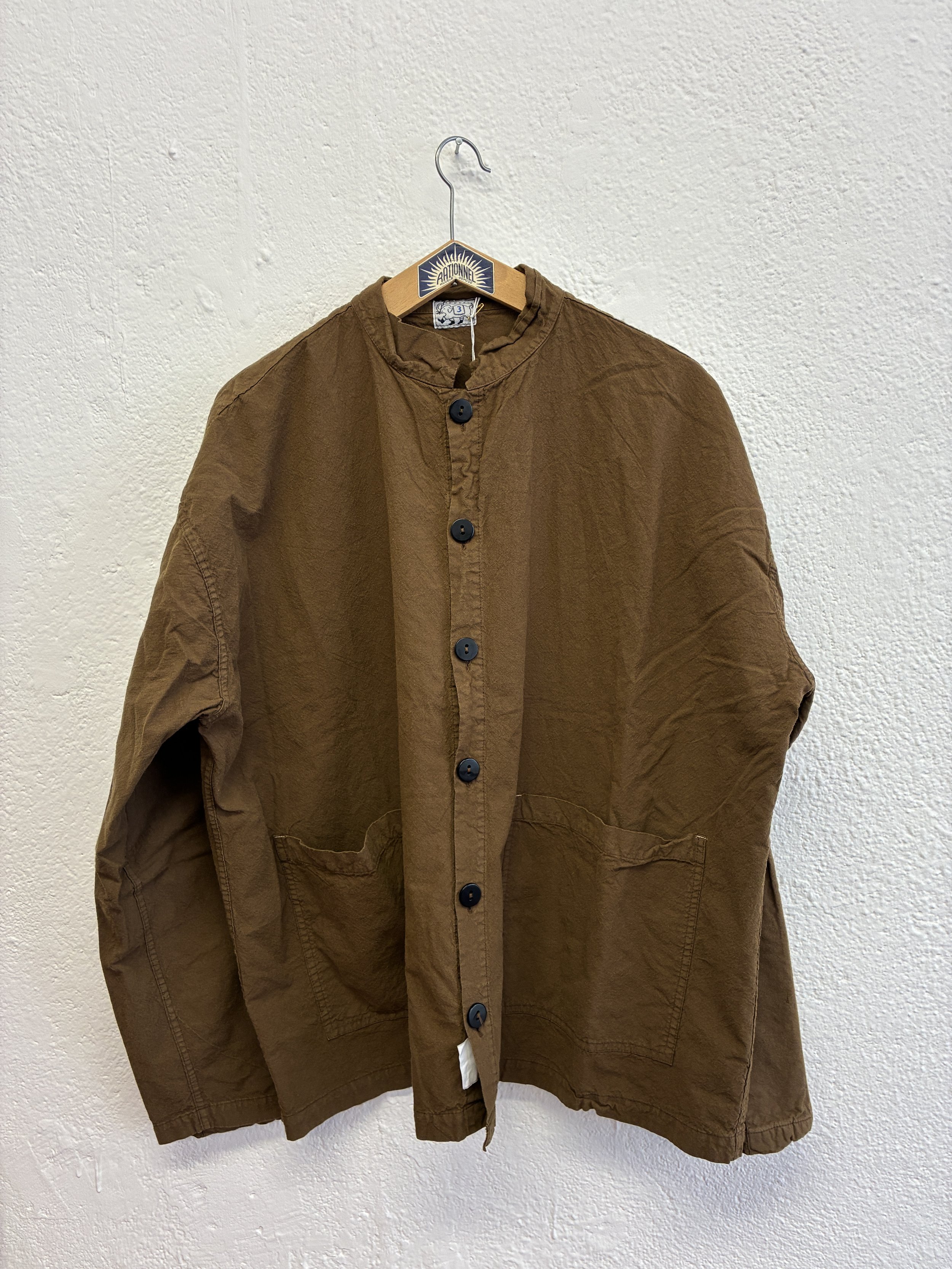 Tender Co Type 485 Isosceles Brown Hat Shirt  on hanger