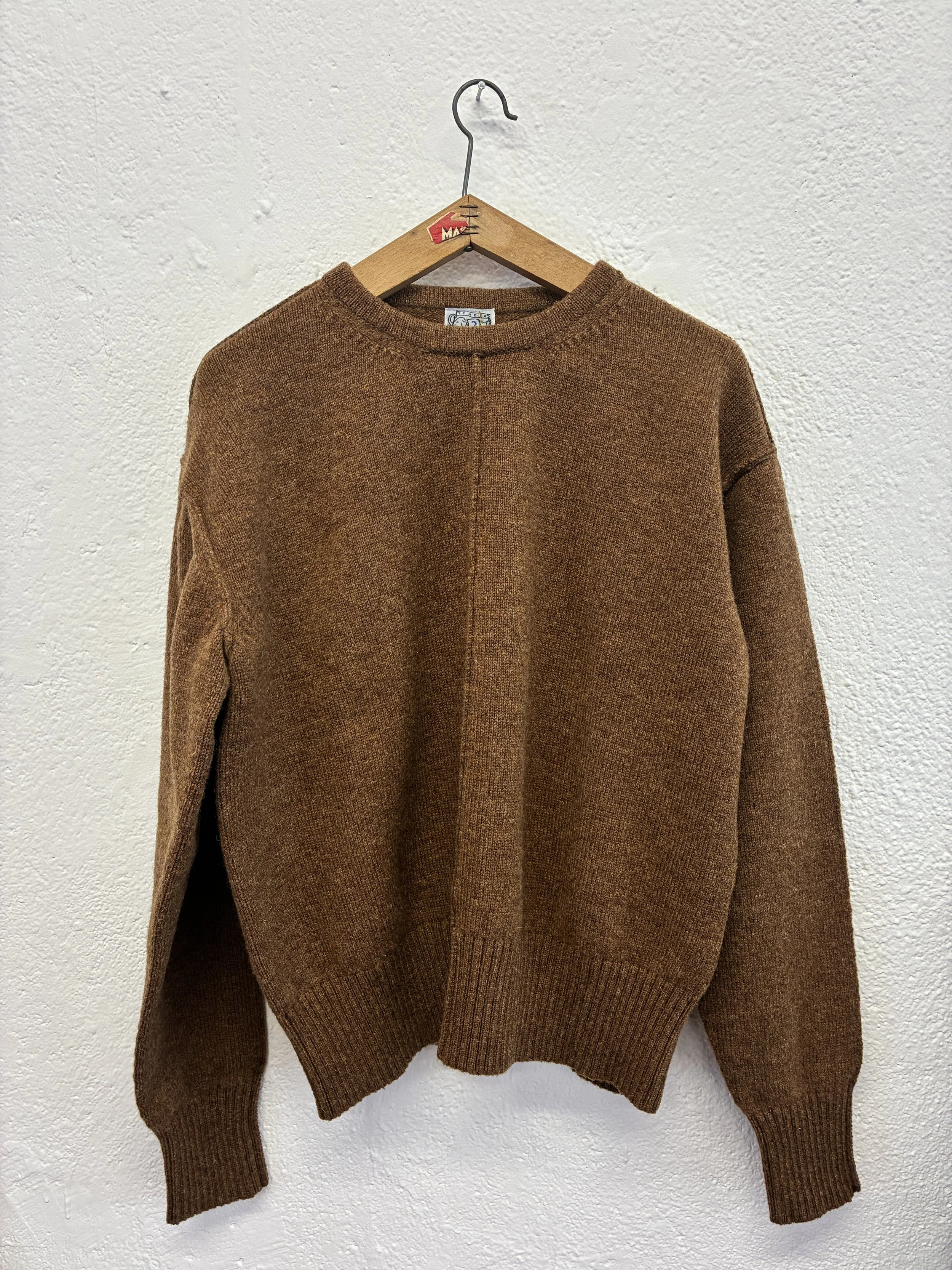 Brown Tender Co Type 719 Butterfly Jumper on hanger