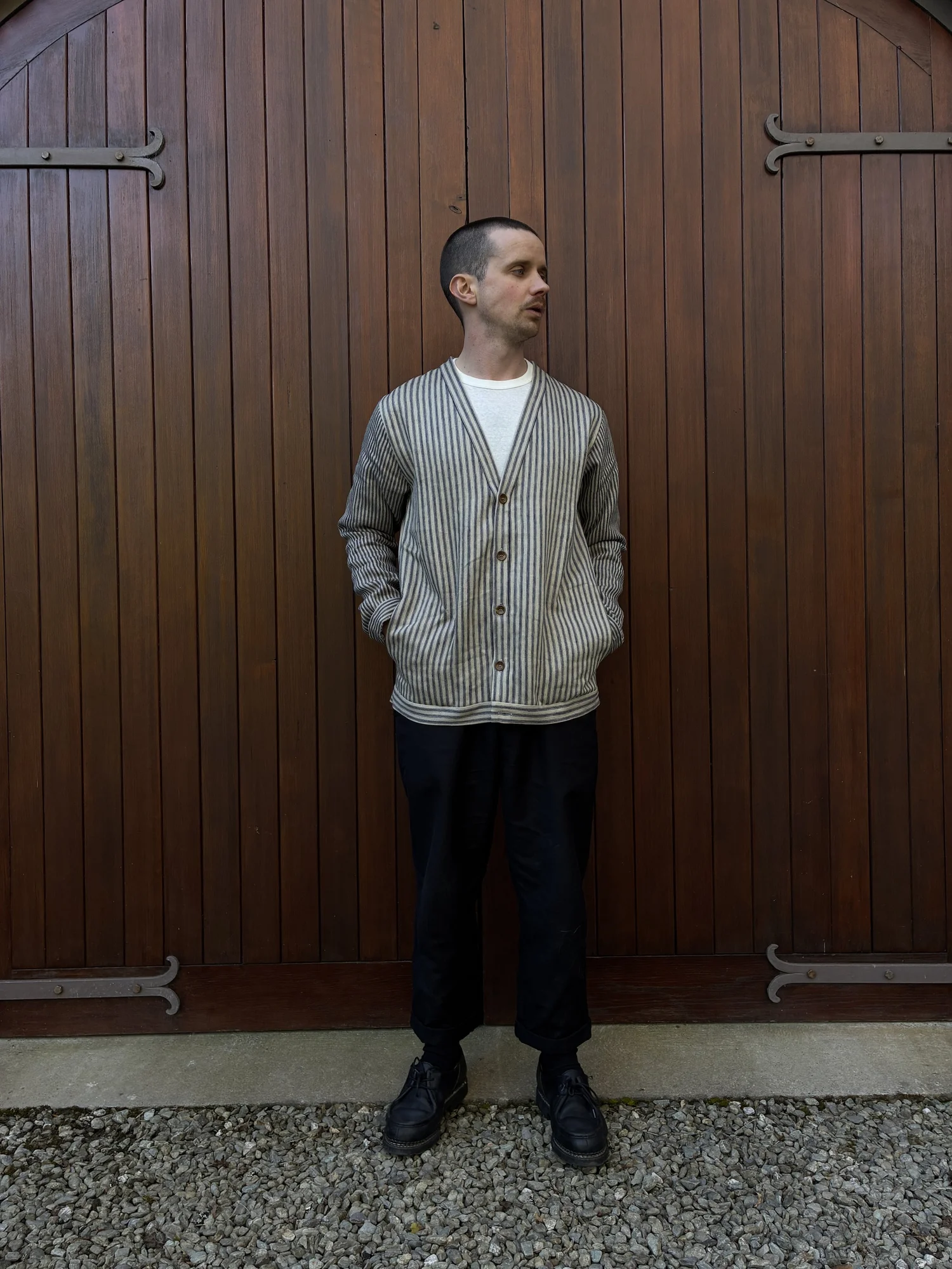 FRANK LEDER linen blouson