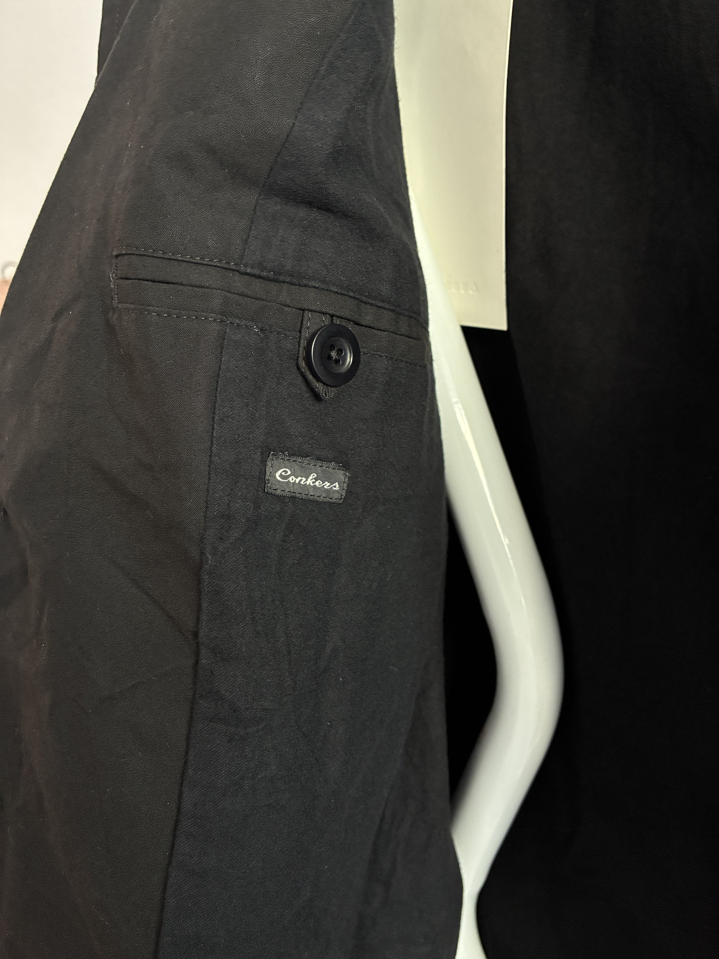 Inside of Black Conkers Rambler Blazer on mannequin