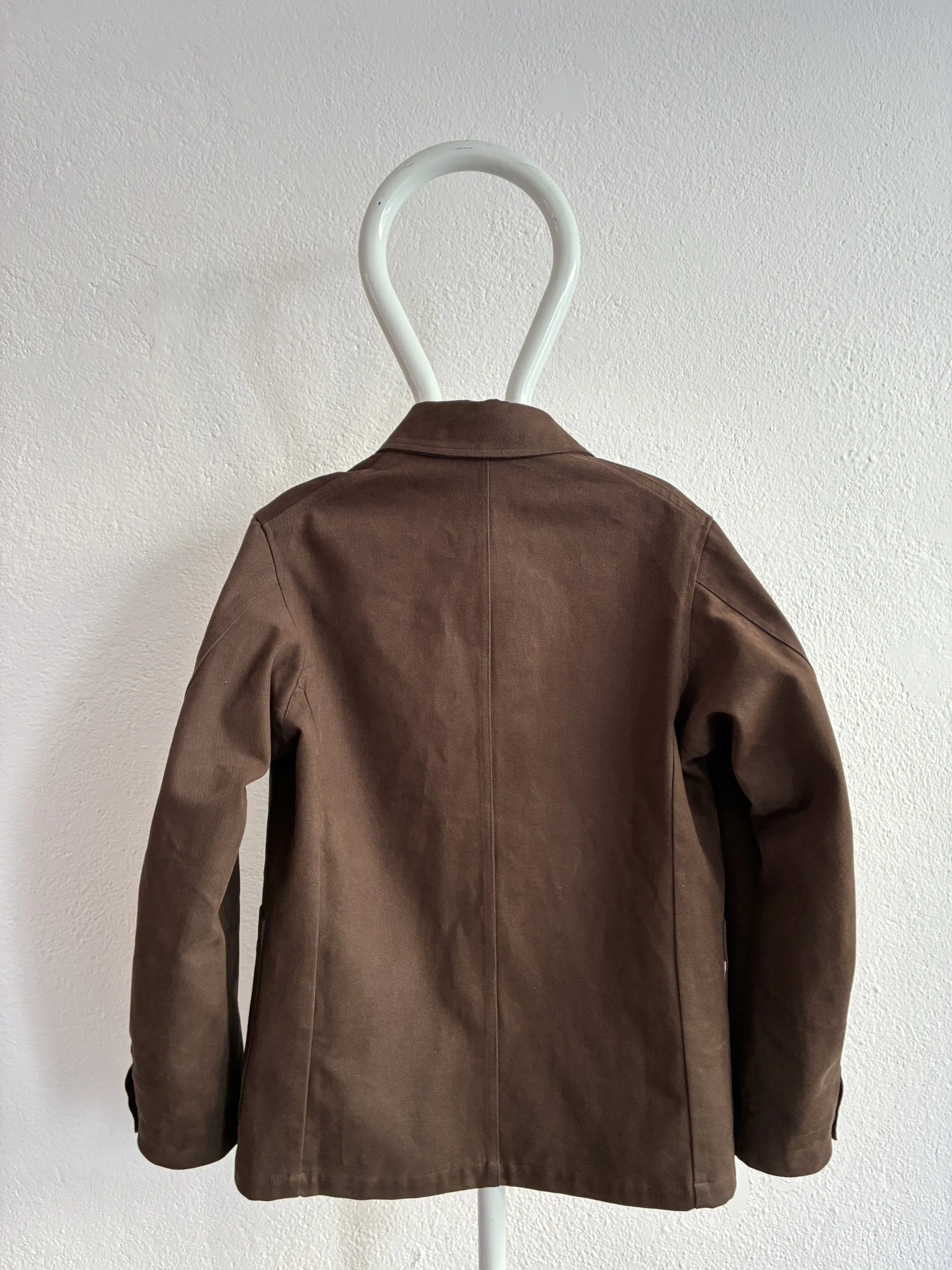 Back of Brown Conkers Bruton Blazer Jacket on mannequin