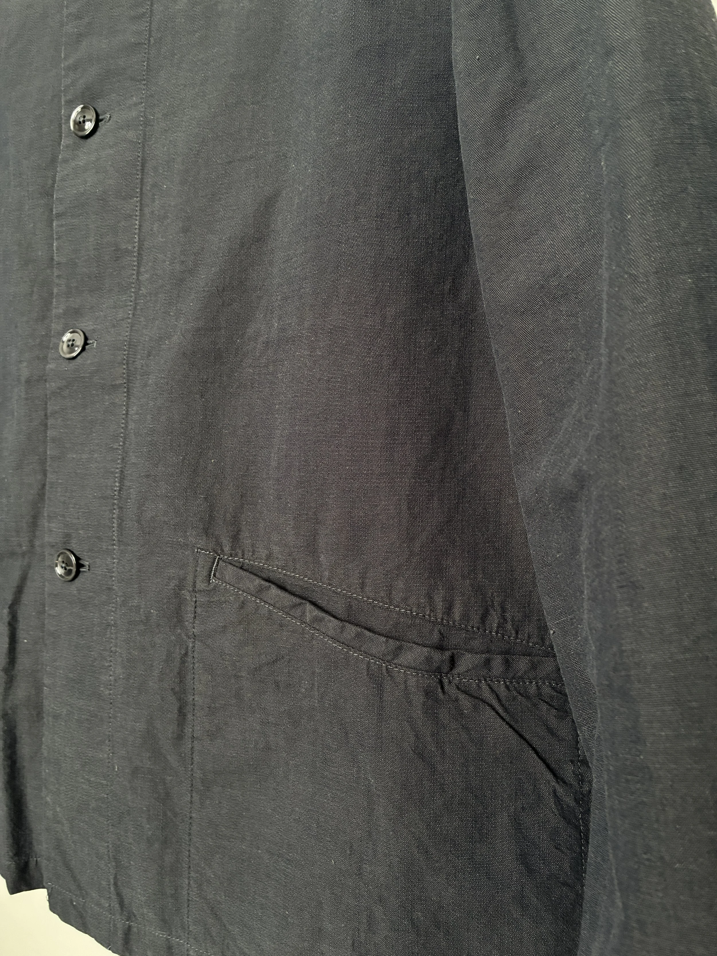 Closeup of pocket of Navy 1st PAT-RN Woman Rei Jacket on mannequin