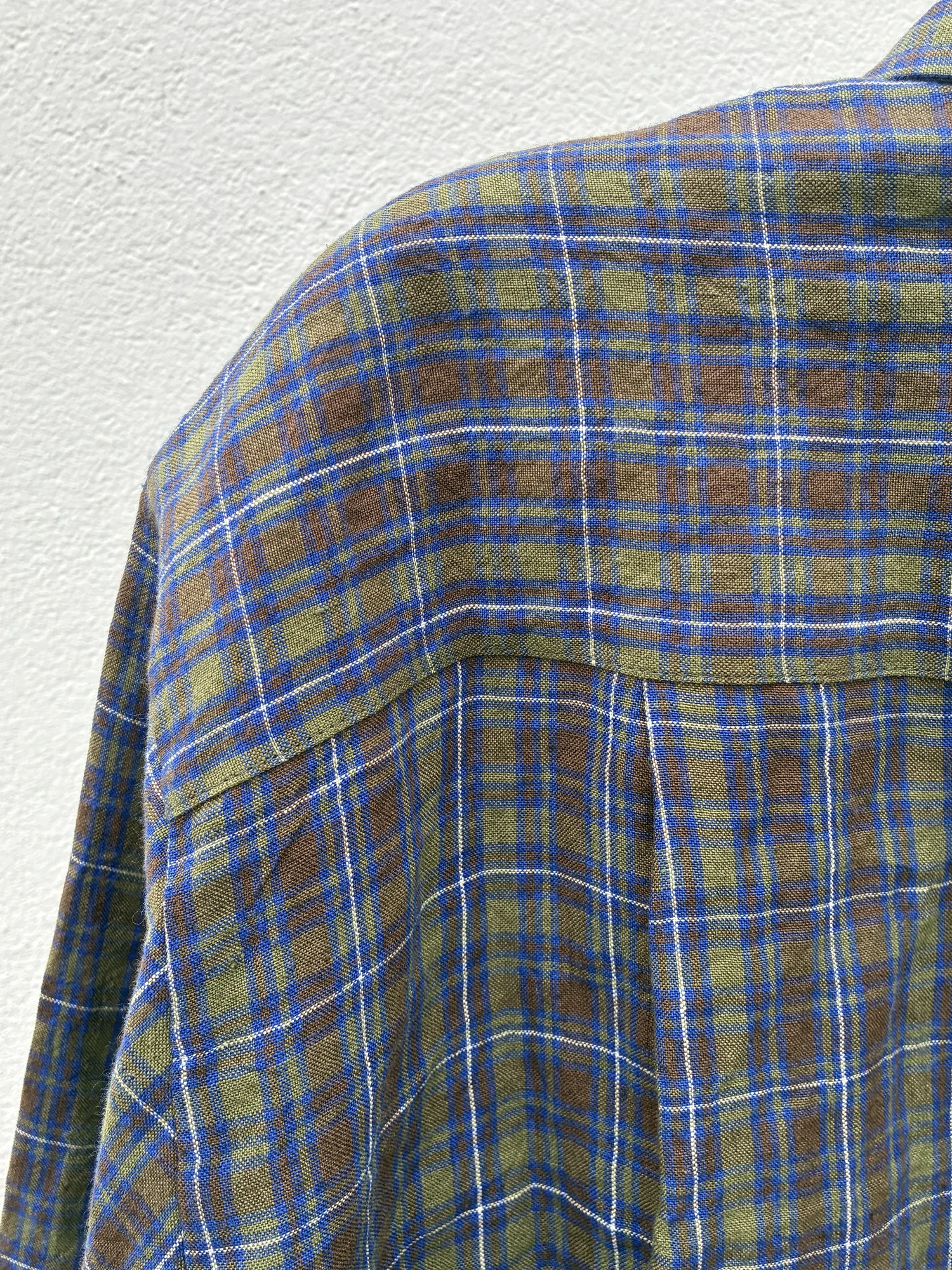 Conkers Relaxed Farmer Shirt Irish Linen Damson — Nubes Shop