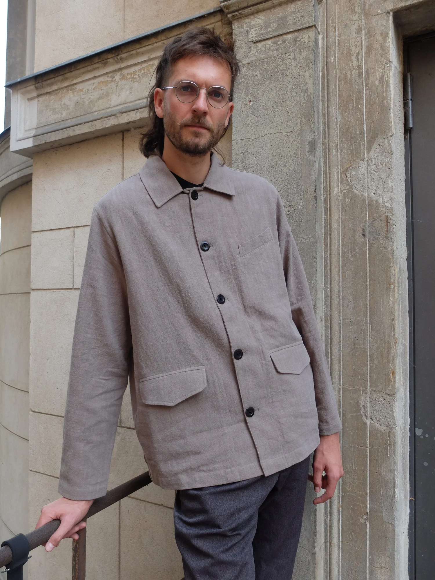 Conkers Field Shirt Sand | Men's Clothing — Nubes Shop