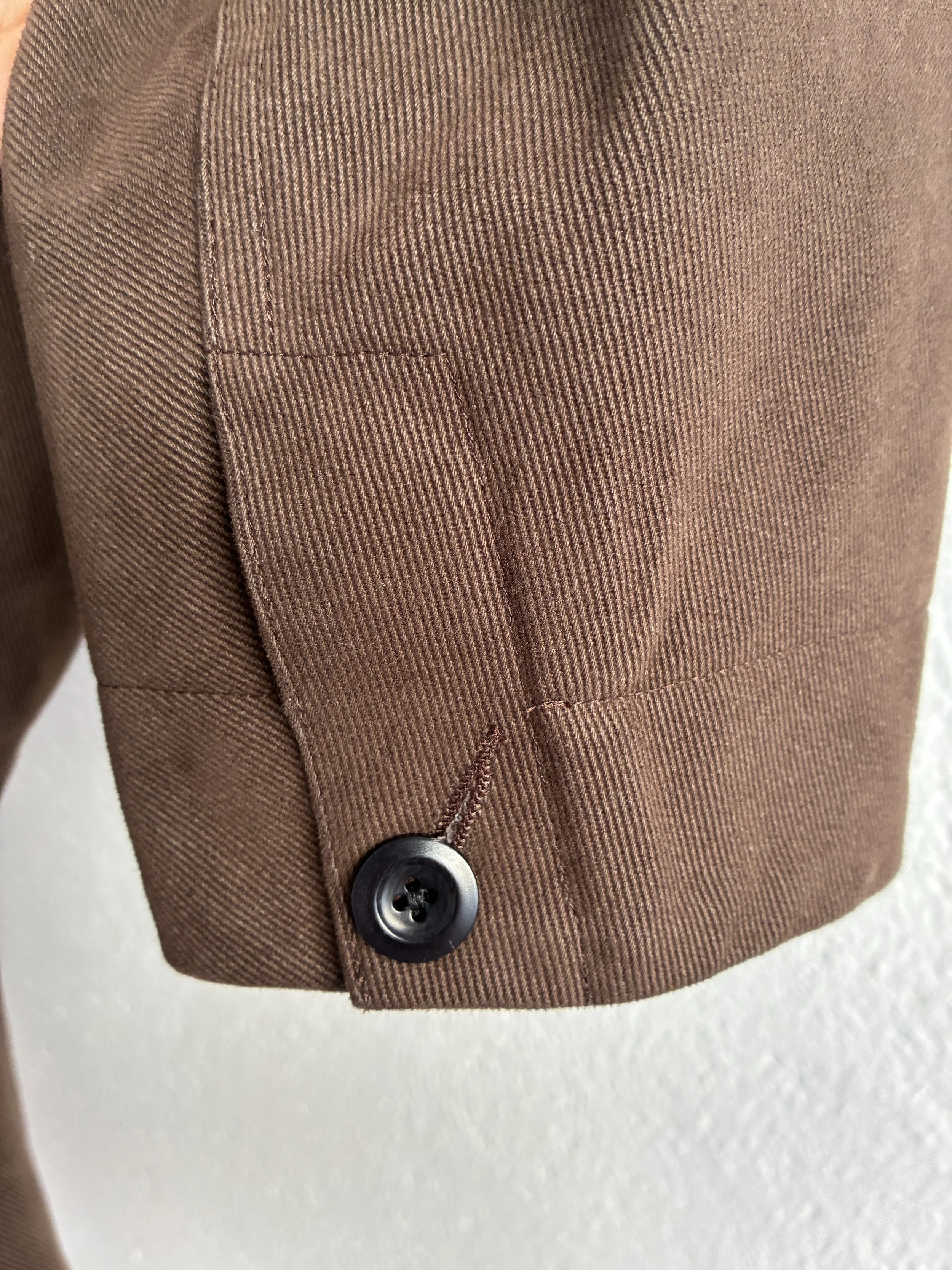 Cuff of Brown Conkers Bruton Blazer Jacket