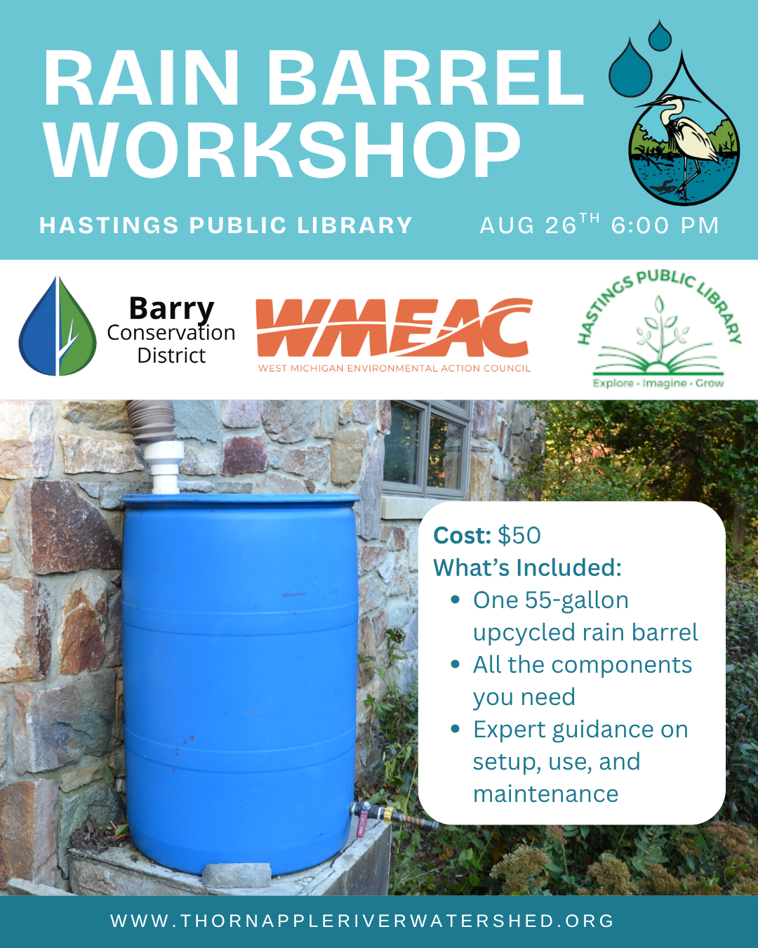 *Sold Out* Rain Barrel Workshop