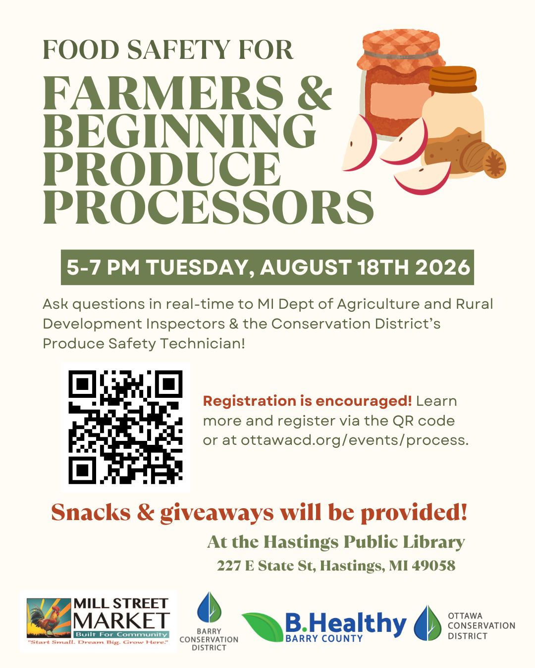 Food Safety for Farmers &amp; Beginning Produce Processors