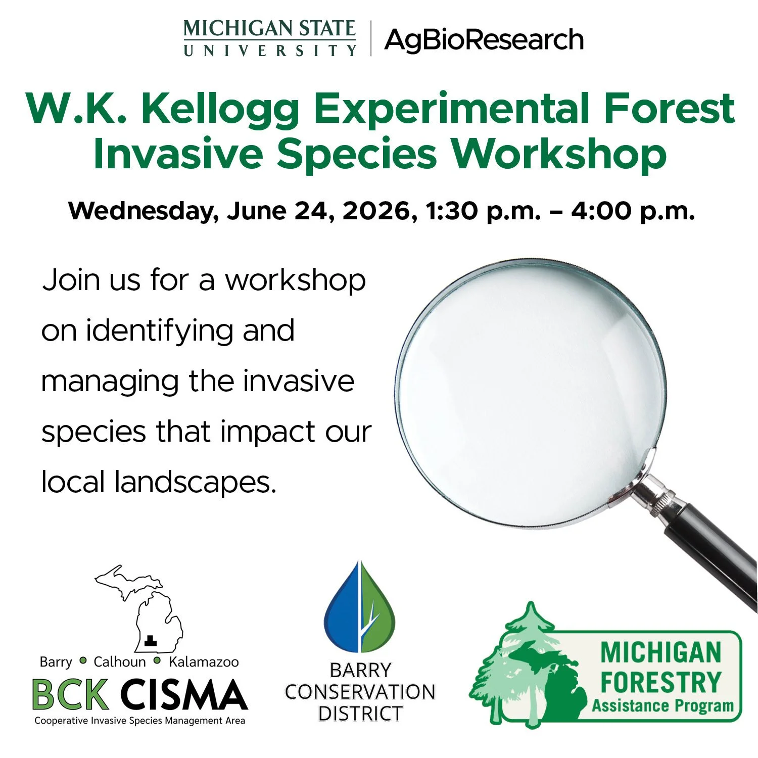 Kellogg Forest Invasive Species Workshop