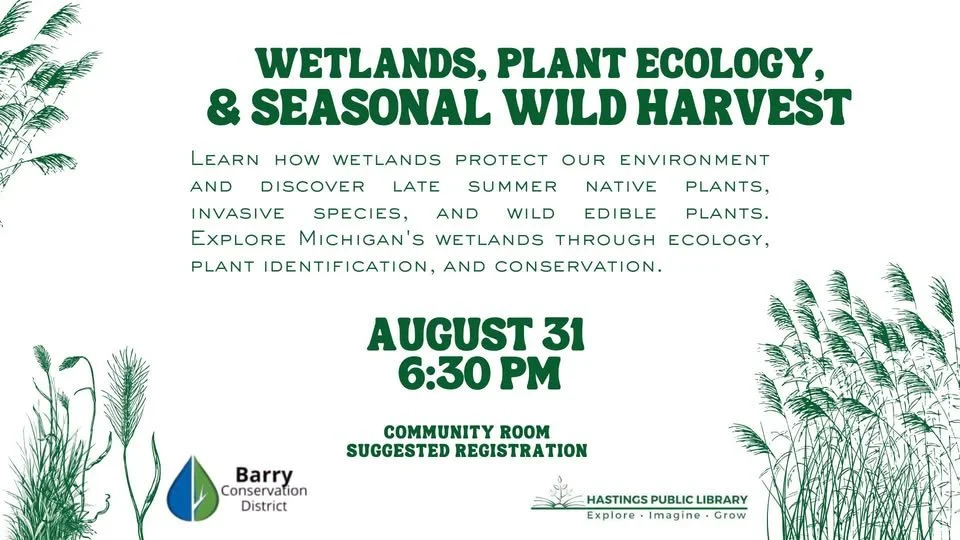 Wetlands, Plant Ecology &amp; Seasonal Wild Harvests