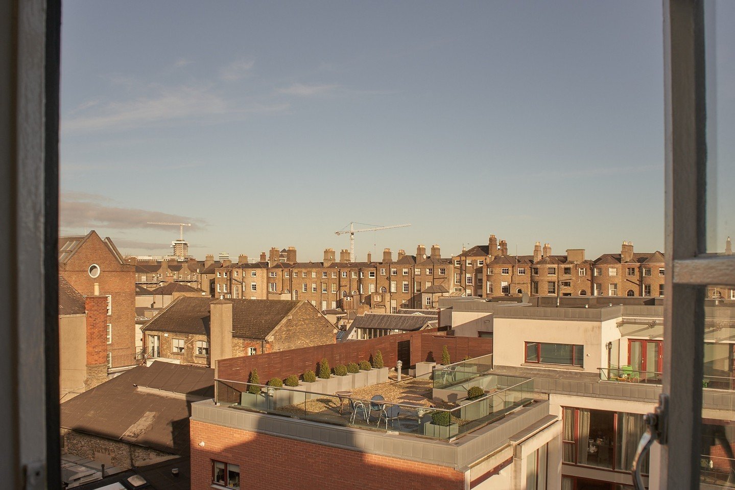 With the brighter evenings and warmer days, we're all looking forward to summer in the city of Dublin ☀️⁠
⁠
The views from Prosperity Chambers make for a great backdrop to your summer days, whether spent working or visiting parks &amp; pubs in the ci