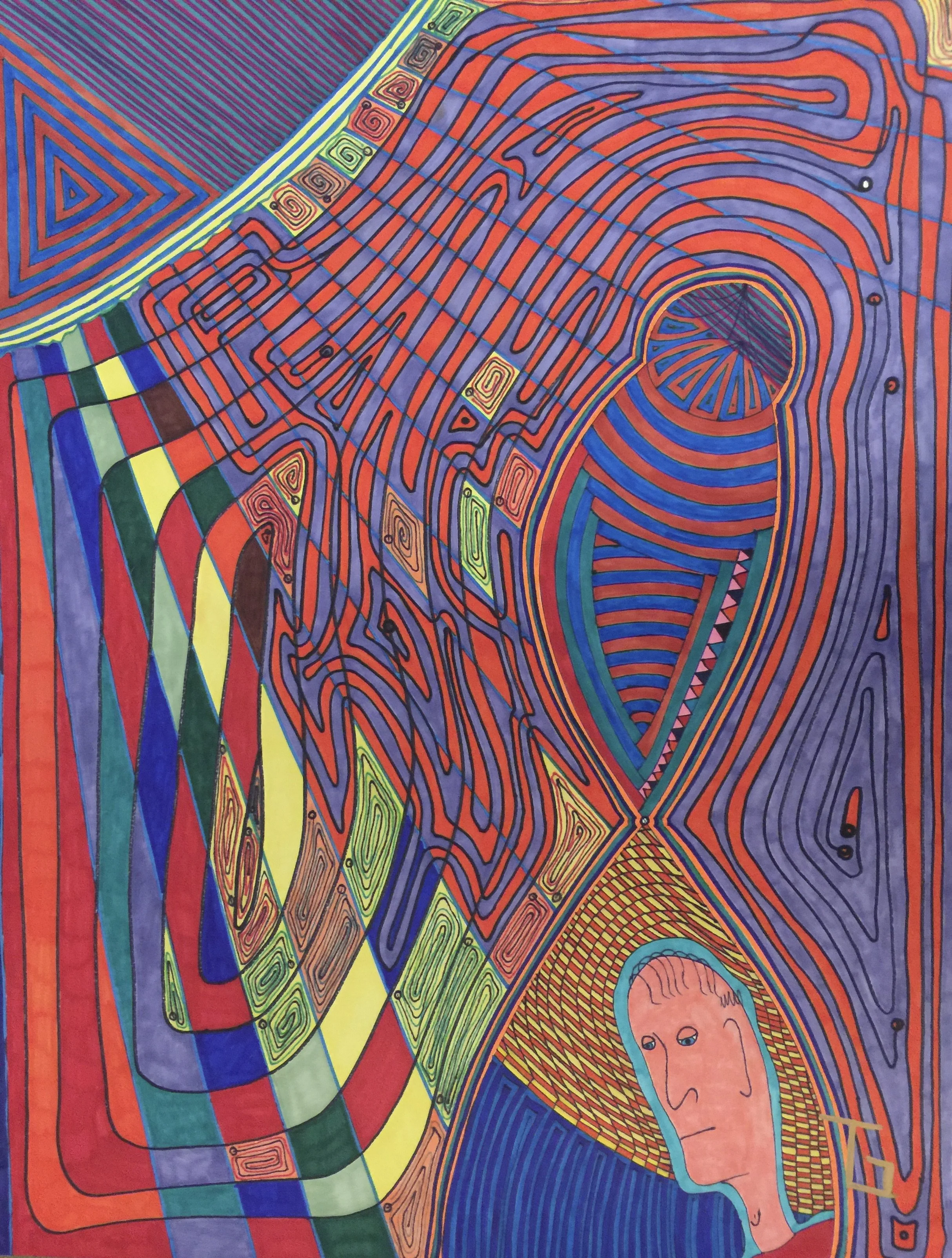 Teach - 18" x 24" - $500
