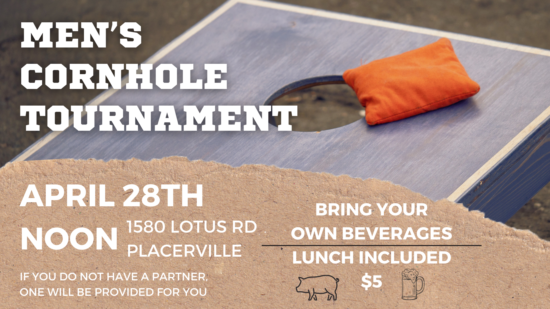 Men's Cornhole Tournament