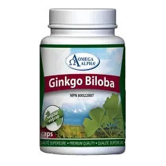 Omega Alpha - Ginkgo Biloba - 60 Capsules
