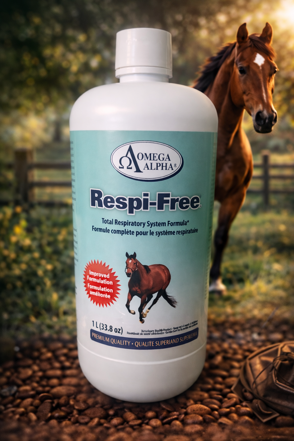 Omega Alpha - Respi-free (1L) - Equine