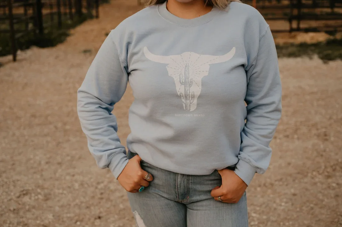 Baredown Brand Light Blue Crewneck