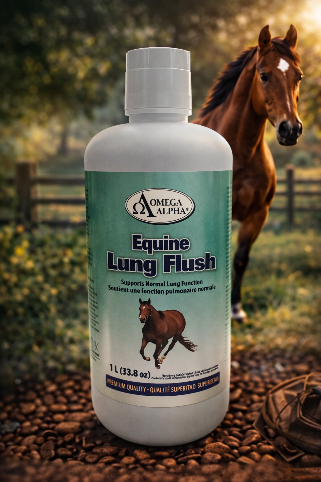 Omega Alpha - Lung Flush (1L) - Equine