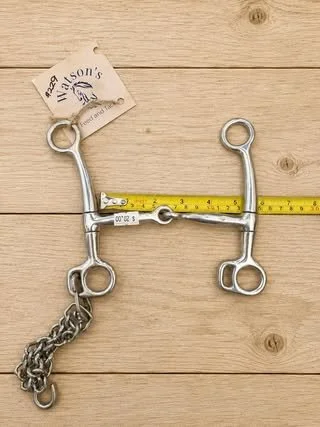 Consignment #229 - 5” Hackamore Snaffle With Double Chain