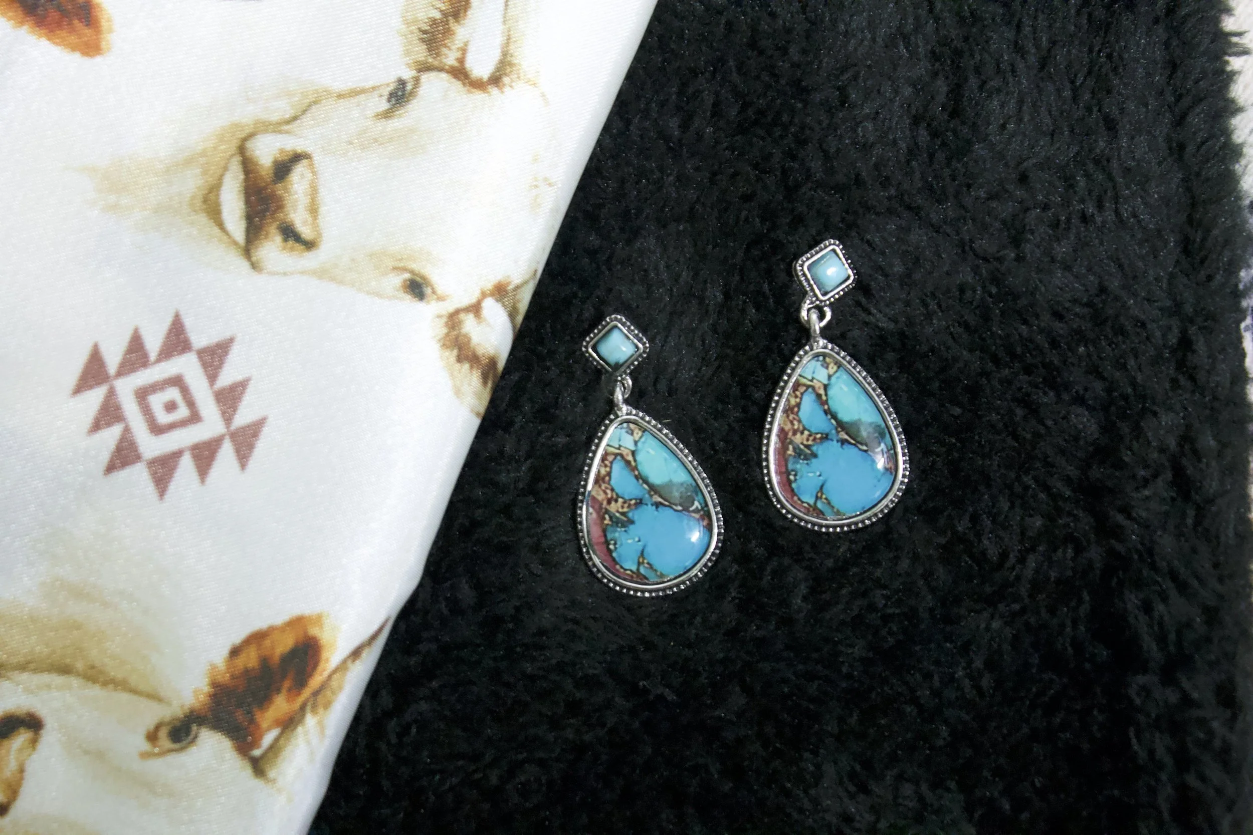 Blue Rockies Earrings