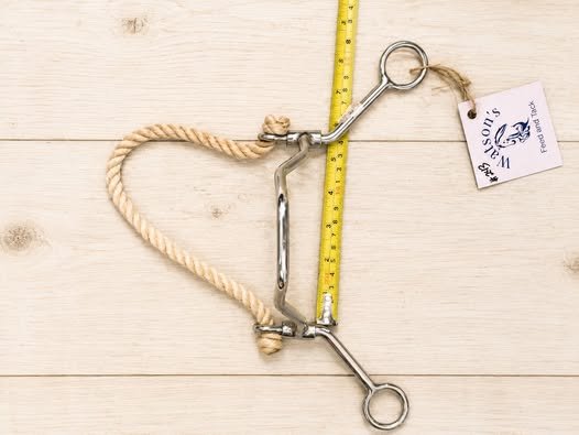 Consignment #243 - 5.5 “ Hackamore Stop and Turn with Rope Nose