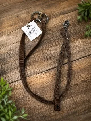 Consignment #9 - Brown Nylon Fork Breast Clip