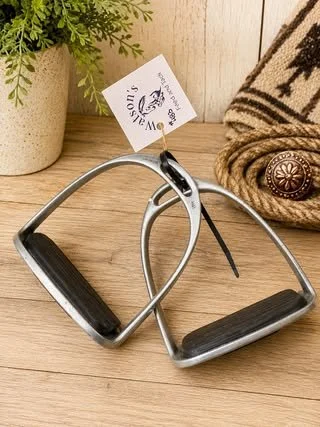 Consignment #483 - Heney Solid Nickel English Stirrups