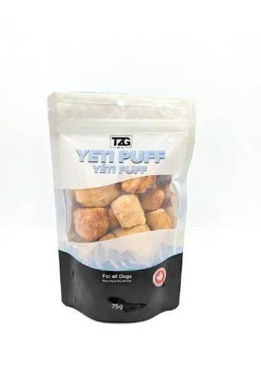 Yeti Puff dog treats 75g