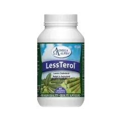Omega Alpha LessTerol - 60 Capsules