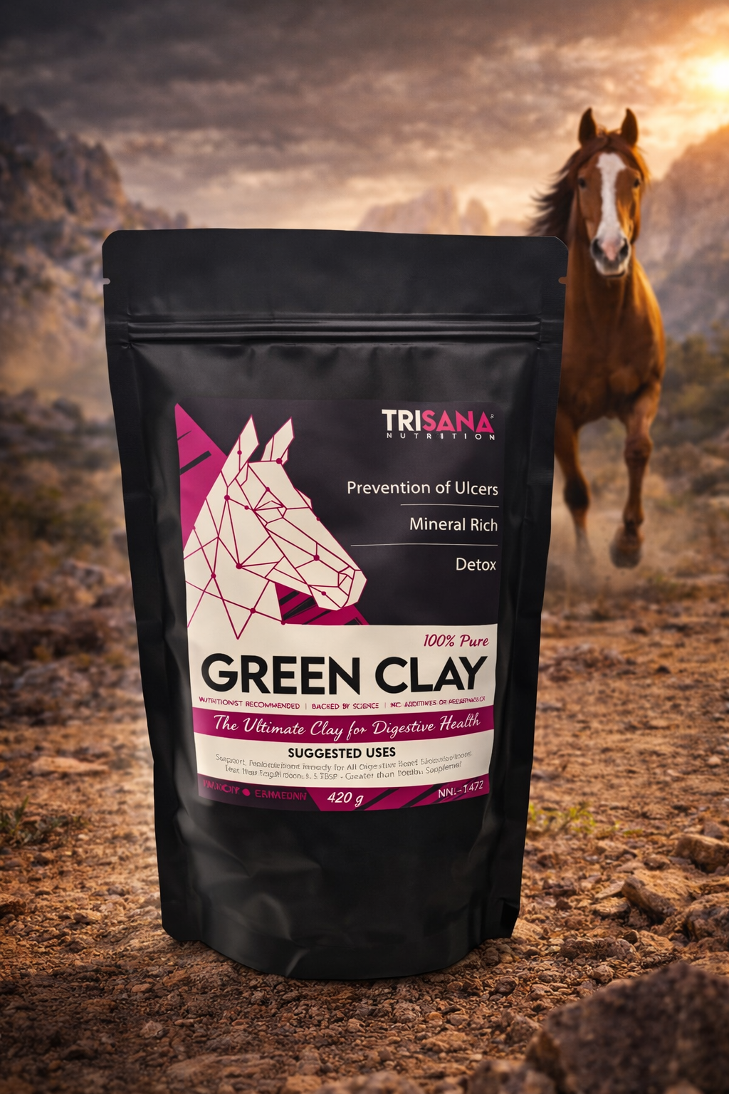 Trisana Nutrition - Green Clay (420g)