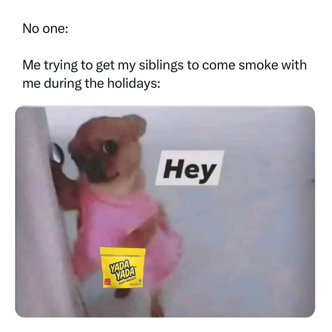 Us the last few weeks 😬

#getyadayada #yadayada #easybreezy #meme #420 #funny #letssmoke #fyp #instagood #fyp #explorepage #holidayseason #happyholidays