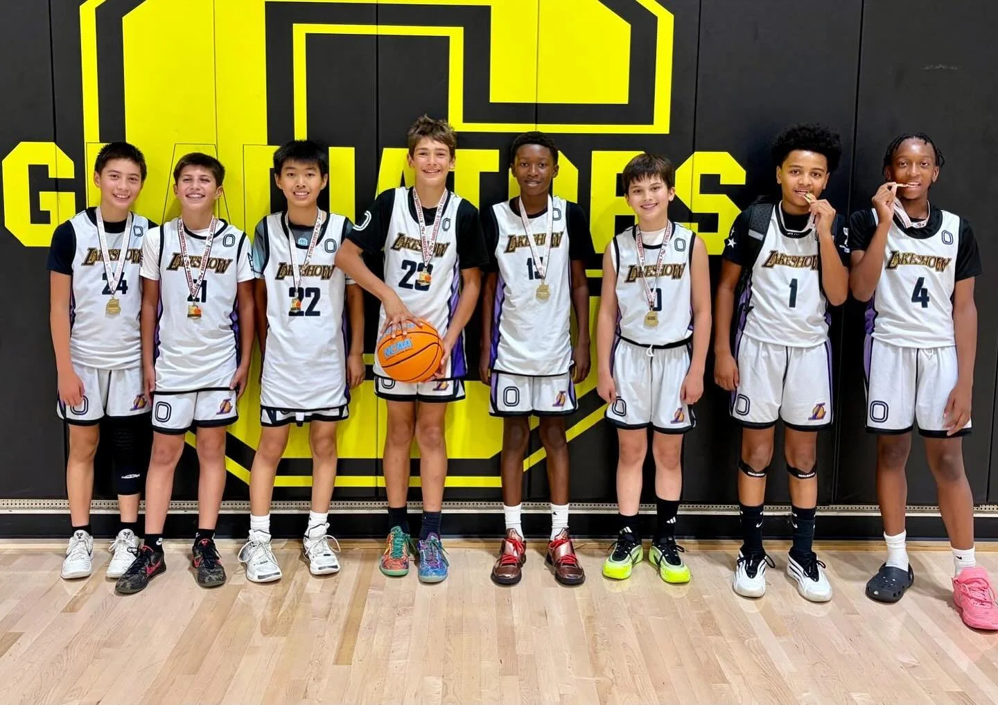 12U Duckett @highhopesacademyy @gsg.hoops CHAMPS🥇 #LakeshowFam💜💛♋️